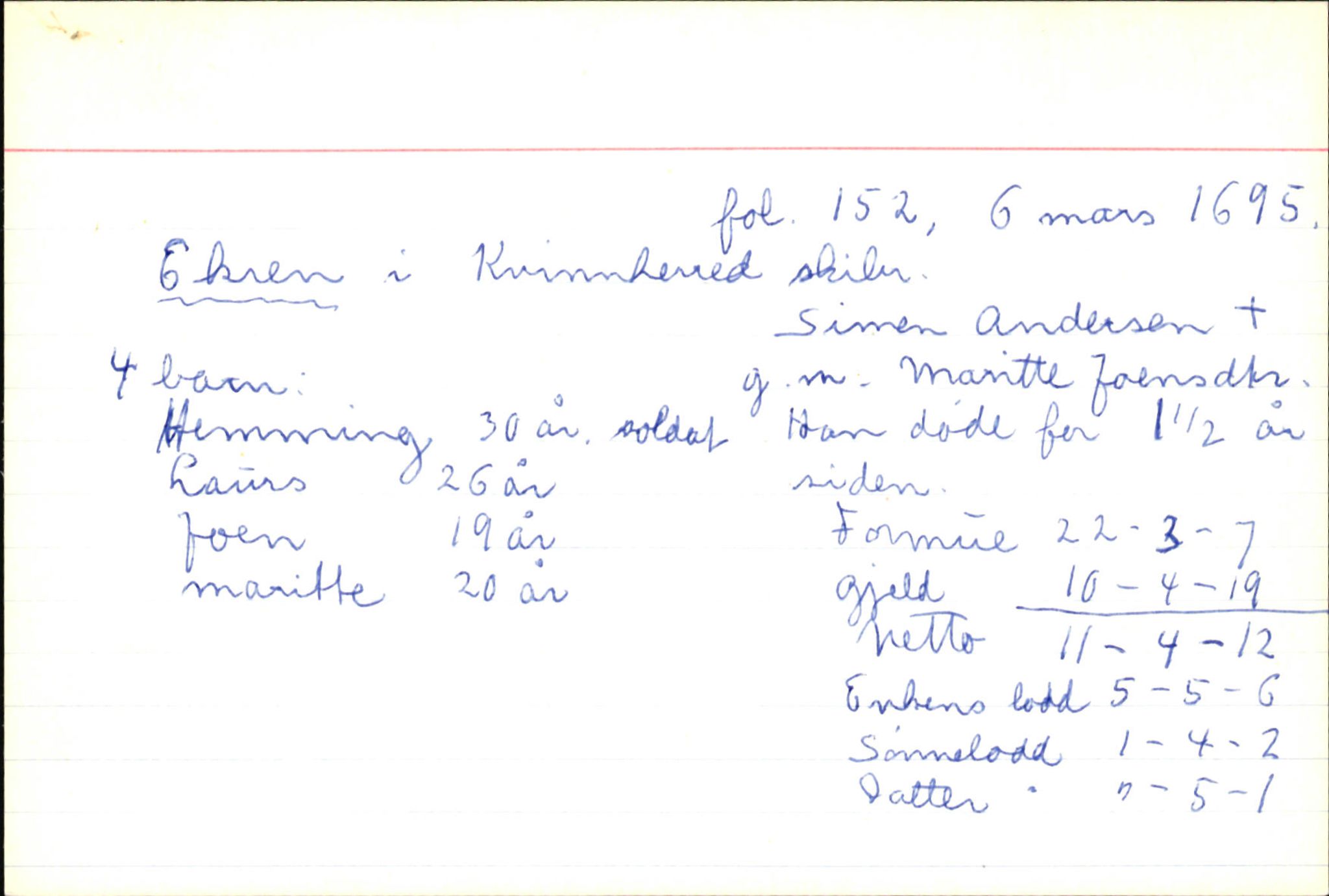 Skiftekort ved Statsarkivet i Bergen, SAB/SKIFTEKORT/004/L0001: Skifteprotokoll nr. 1-2, 1668-1699, s. 586