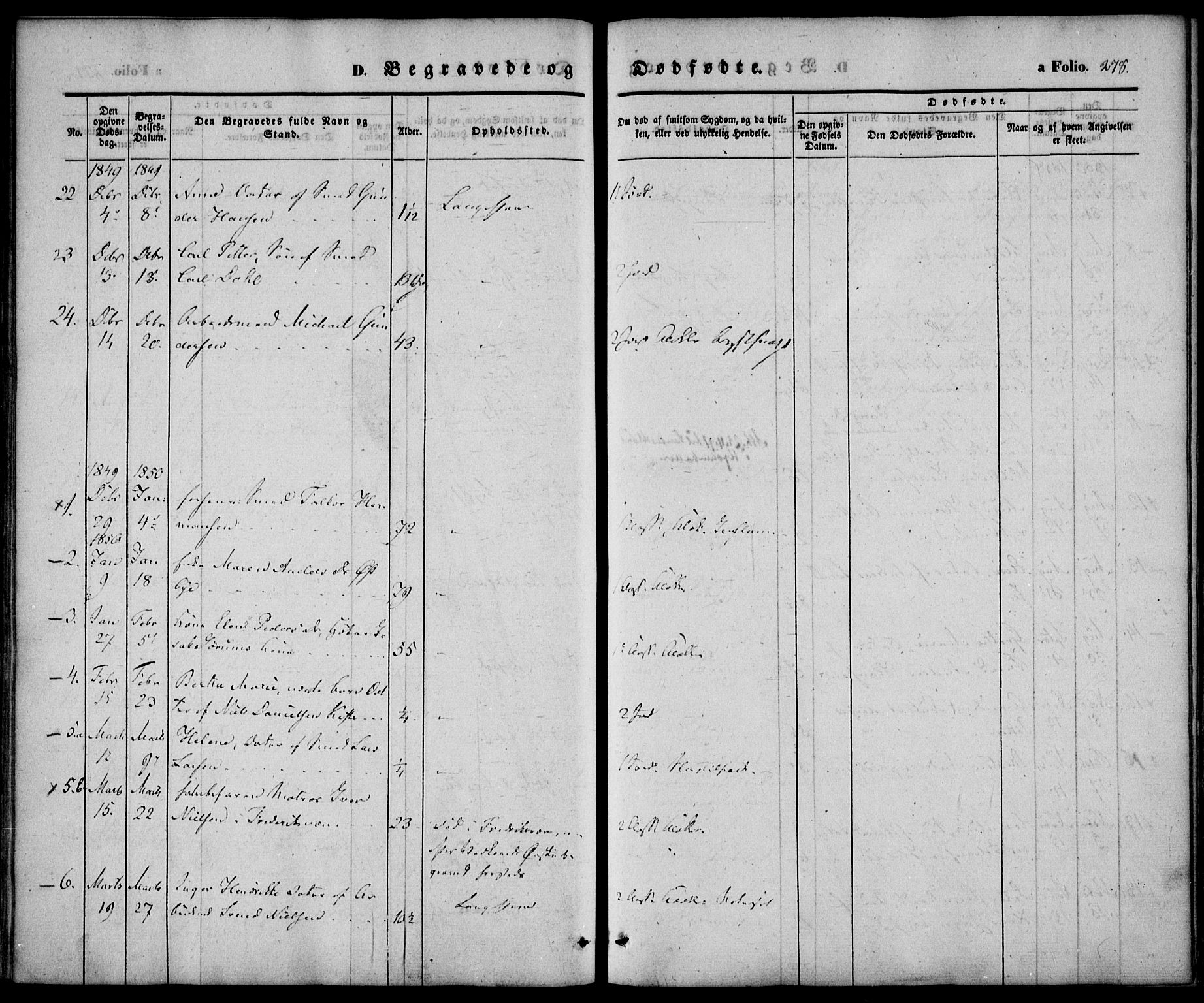 Larvik kirkebøker, SAKO/A-352/F/Fb/L0003: Ministerialbok nr. II 3, 1842-1856, s. 278