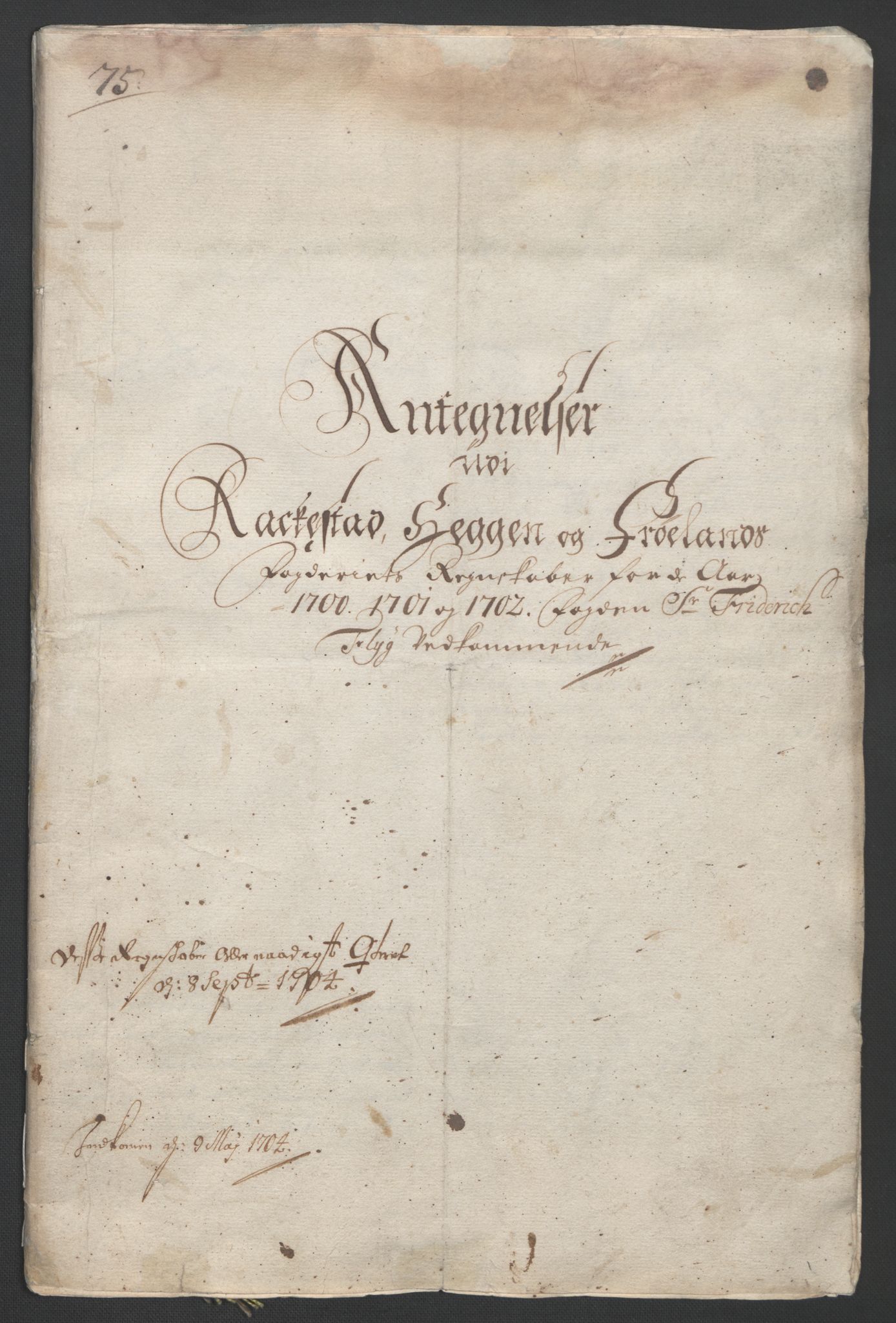 Rentekammeret inntil 1814, Reviderte regnskaper, Fogderegnskap, RA/EA-4092/R07/L0294: Fogderegnskap Rakkestad, Heggen og Frøland, 1702, s. 378