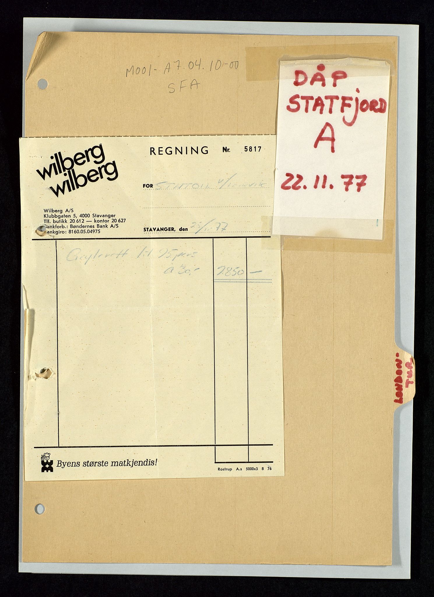 Pa 1339 - Statoil ASA, AV/SAST-A-101656/0001/D/Dm/L0340: Sak- og korrespondanse, 1977-1982, s. 3