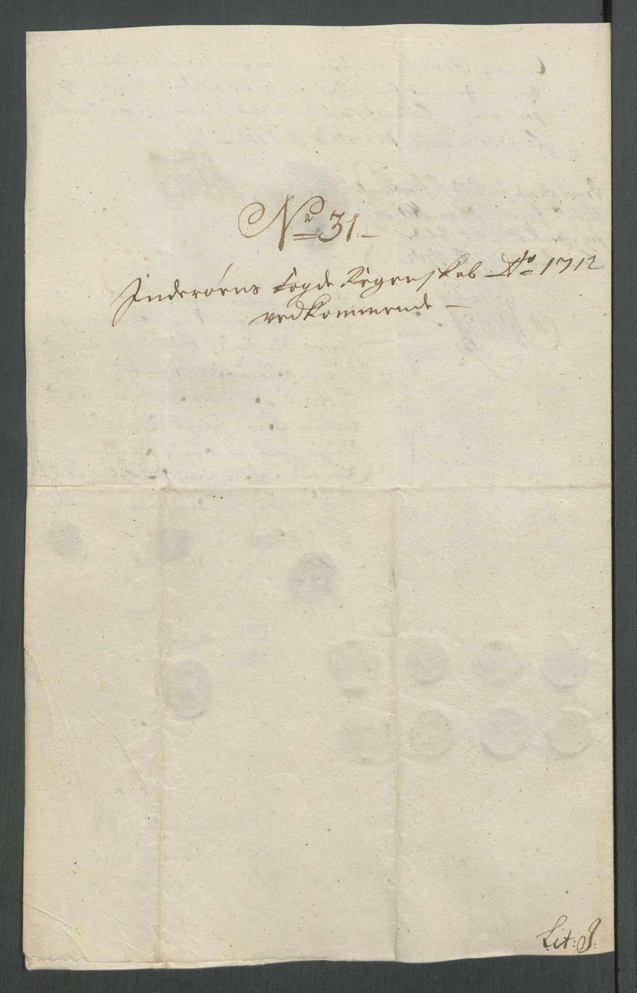 Rentekammeret inntil 1814, Reviderte regnskaper, Fogderegnskap, RA/EA-4092/R63/L4320: Fogderegnskap Inderøy, 1712, s. 253