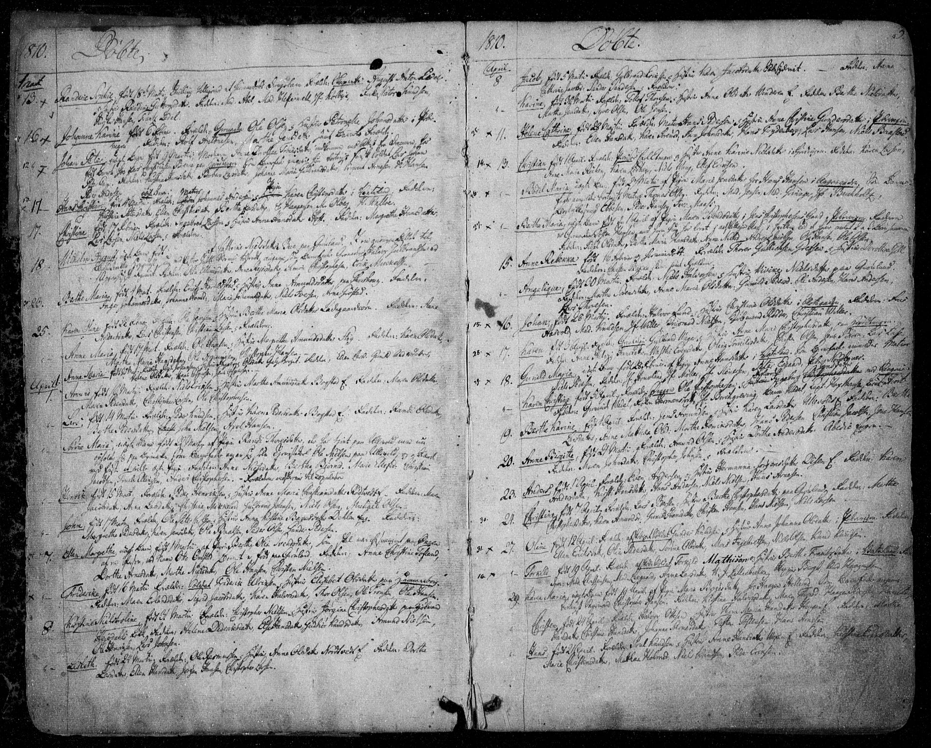 Aker prestekontor kirkebøker, SAO/A-10861/F/L0011: Ministerialbok nr. 11, 1810-1819, s. 3