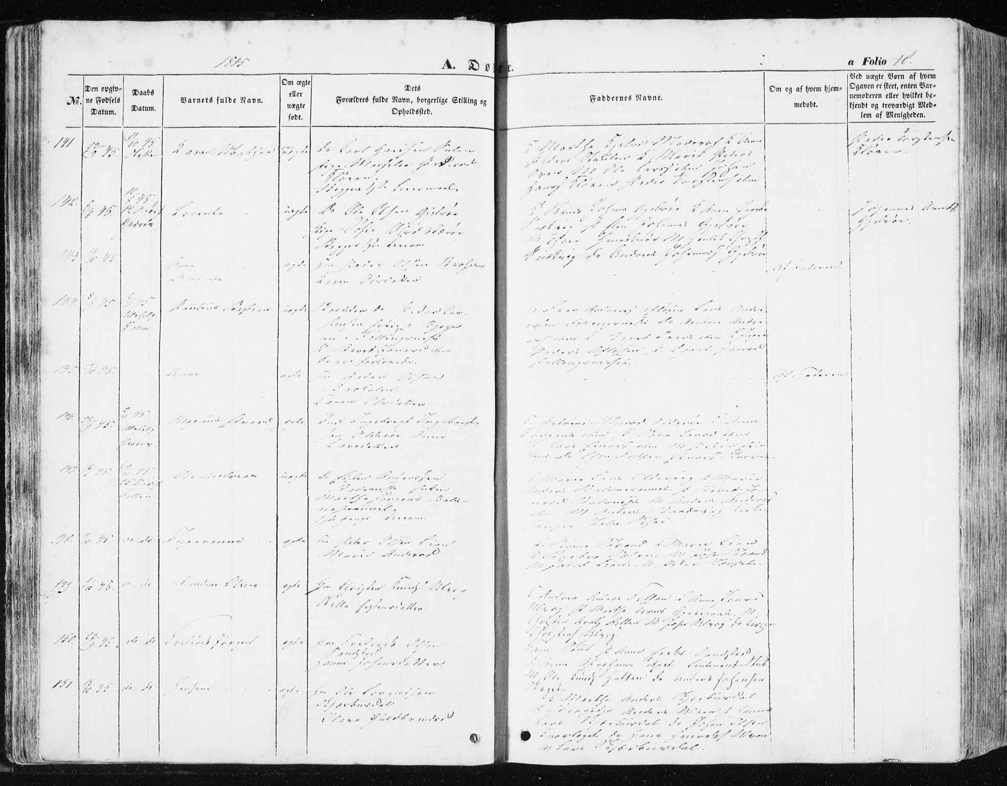 Ministerialprotokoller, klokkerbøker og fødselsregistre - Sør-Trøndelag, SAT/A-1456/634/L0529: Ministerialbok nr. 634A05, 1843-1851, s. 48