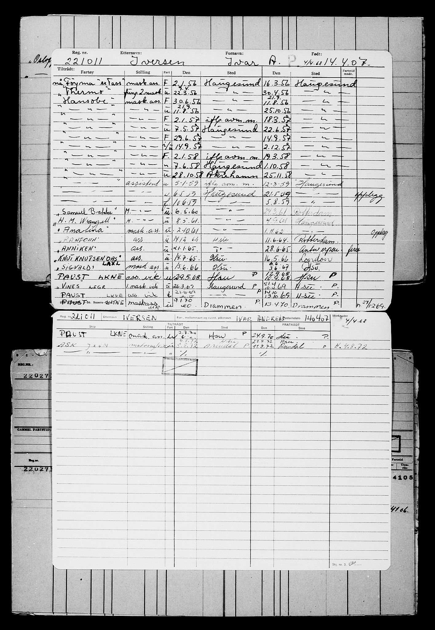 Direktoratet for sjømenn, AV/RA-S-3545/G/Gb/L0070: Hovedkort, 1907, s. 526