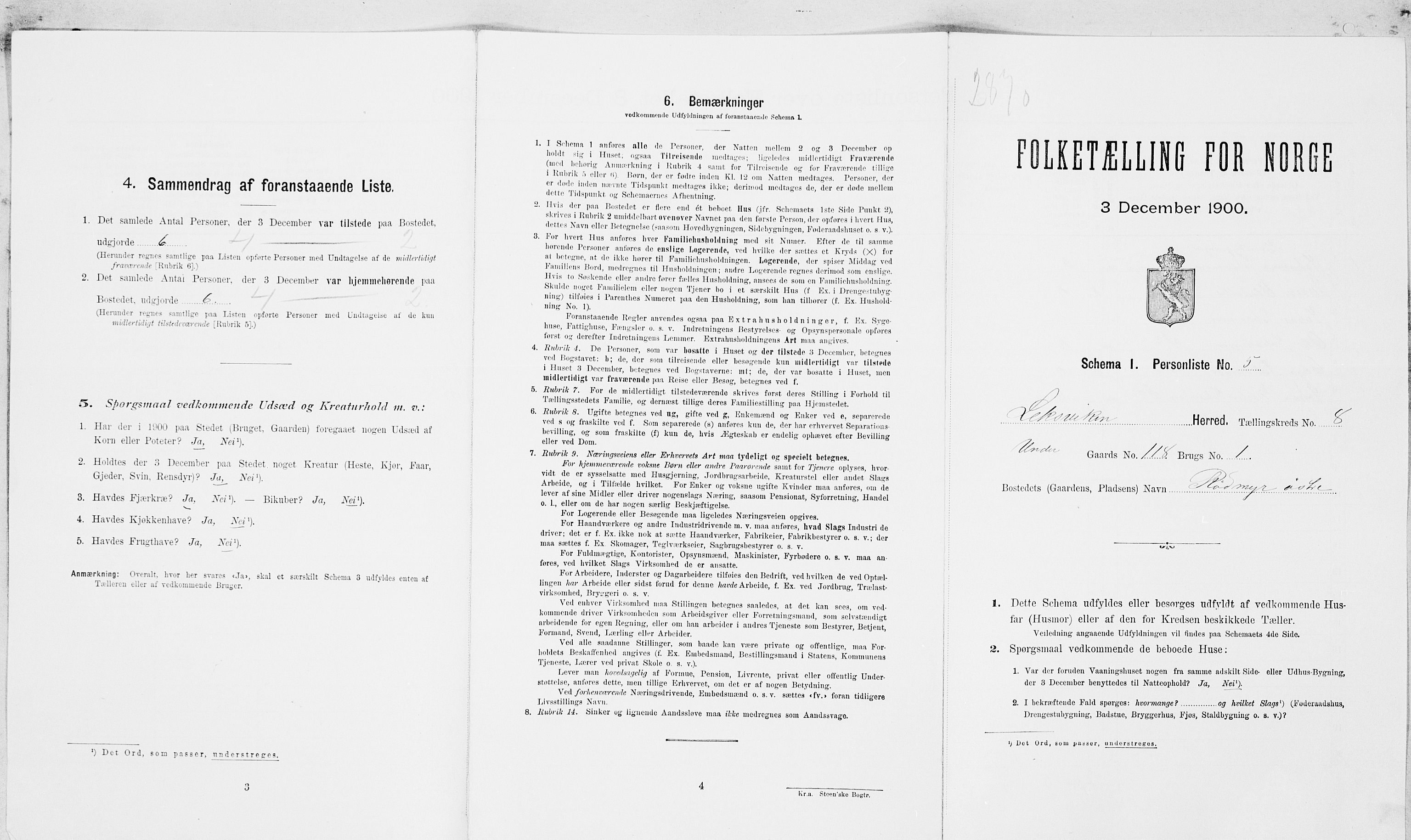 SAT, Folketelling 1900 for 1718 Leksvik herred, 1900, s. 917