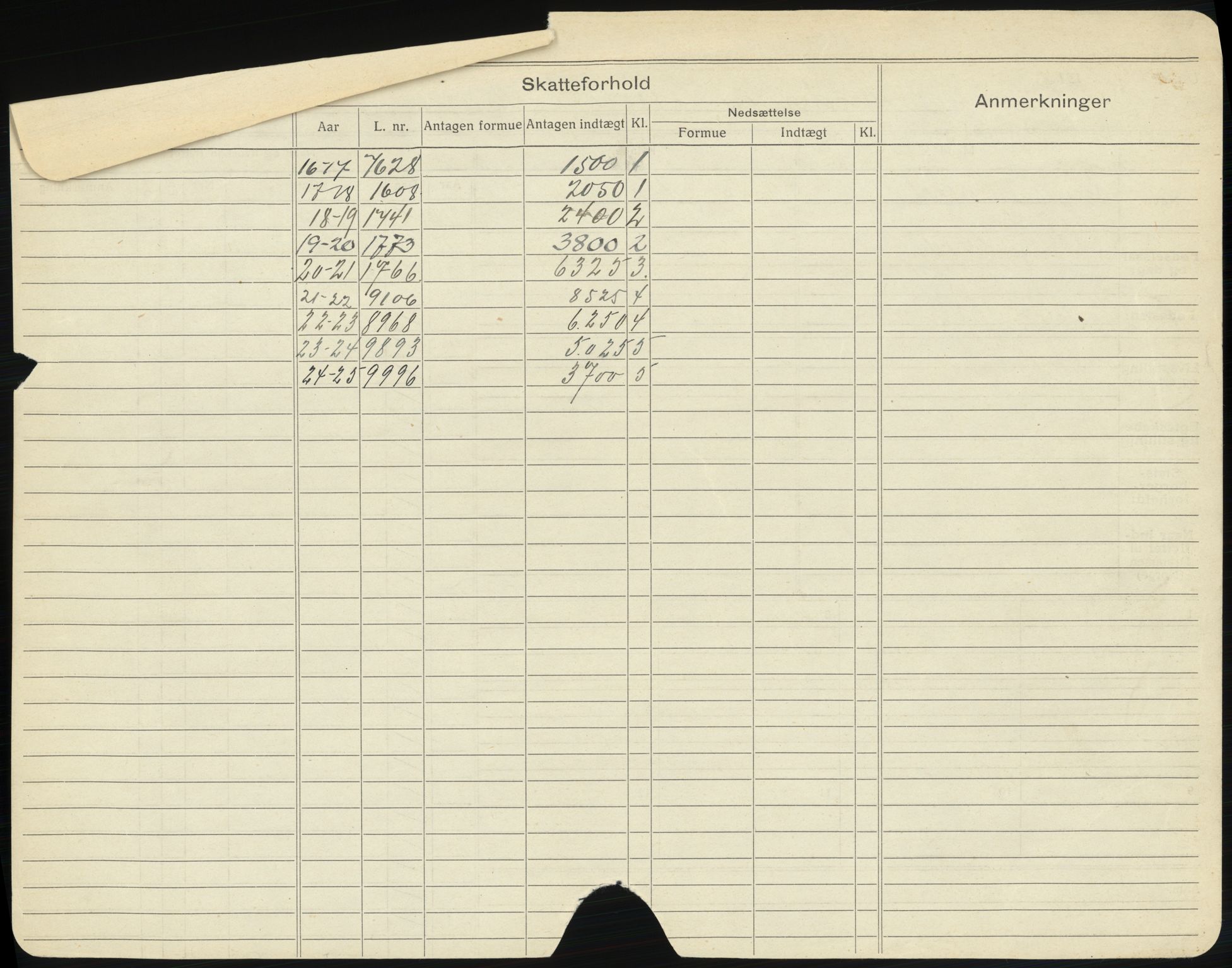 Drammen folkeregister, AV/SAKO-A-136/G/Ga/L0012: Utflyttede, 1924