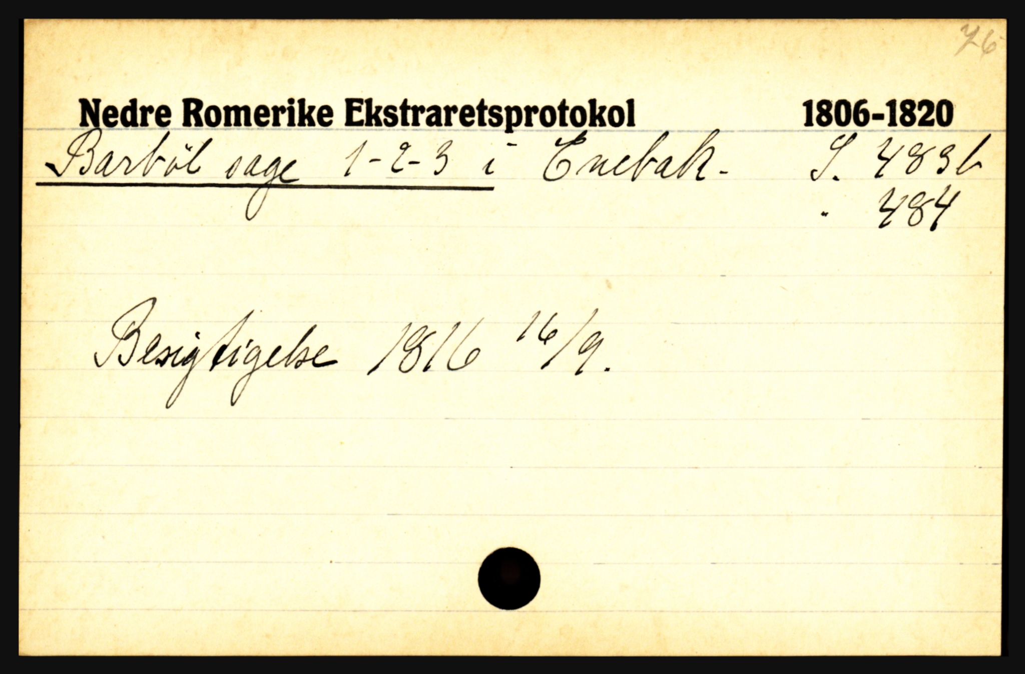 Statsarkivet i Oslo, AV/SAO-A-10621/Z/Zb/L0009: Enebakk (Auen - Årsrud), Feiring (Almelien - Torgunrød), Fet m/ Rælingen (Auten - Garder), s. 31