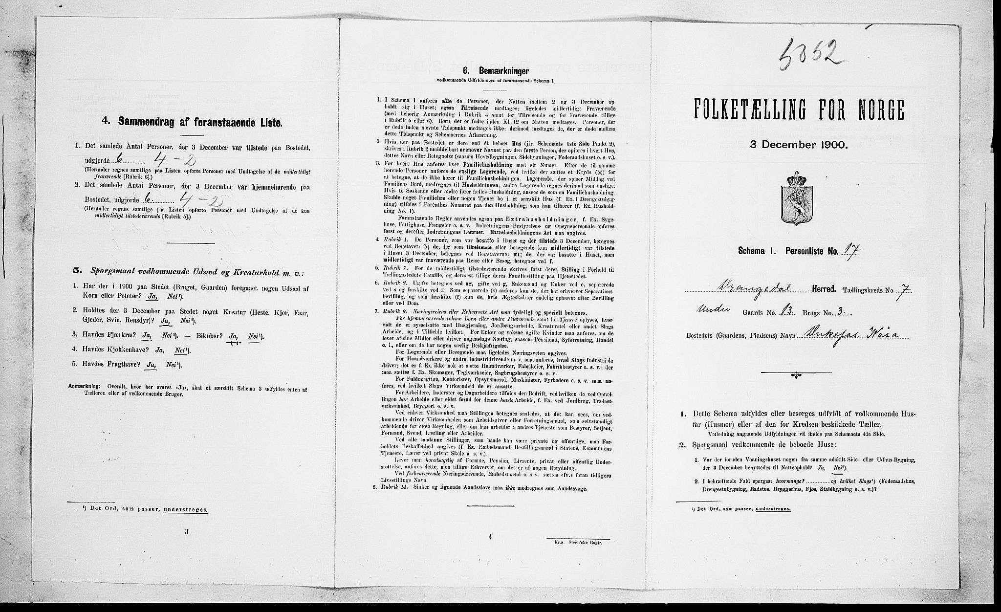 SAKO, Folketelling 1900 for 0817 Drangedal herred, 1900, s. 603
