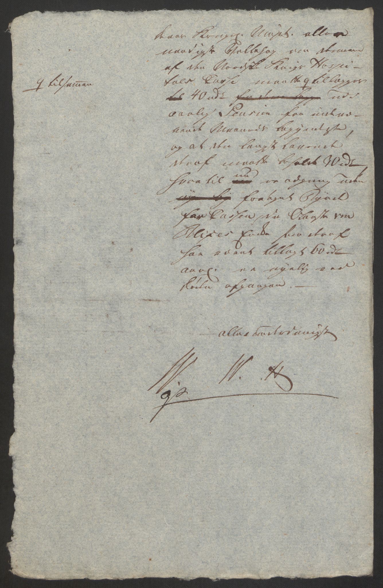 Forsvaret, Den norske kvesthuskasse/krigshospitalkasse, AV/RA-RAFA-1887/F/Fa/L0008: Konsepter, 1790-1793, s. 793