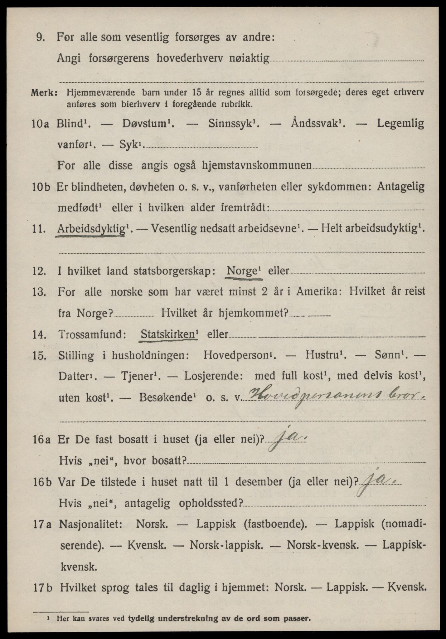 SAT, Folketelling 1920 for 1616 Fillan herred, 1920, s. 2973