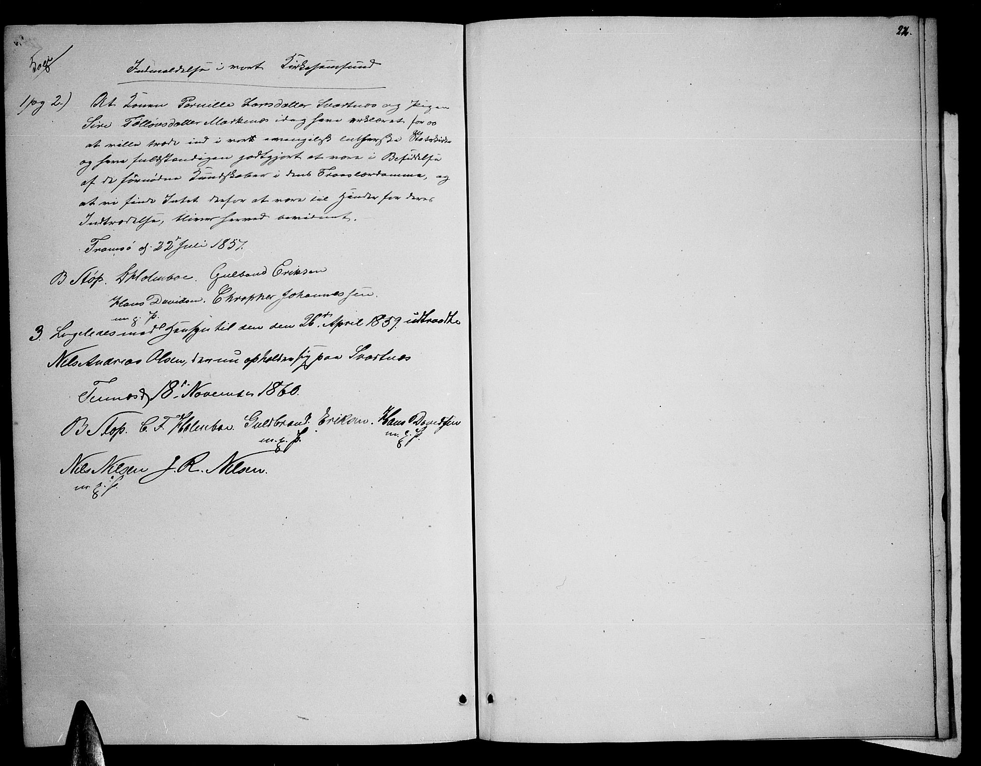 Balsfjord sokneprestembete, AV/SATØ-S-1303/G/Gab/L0005klokker: Klokkerbok nr. 5, 1856-1862, s. 226