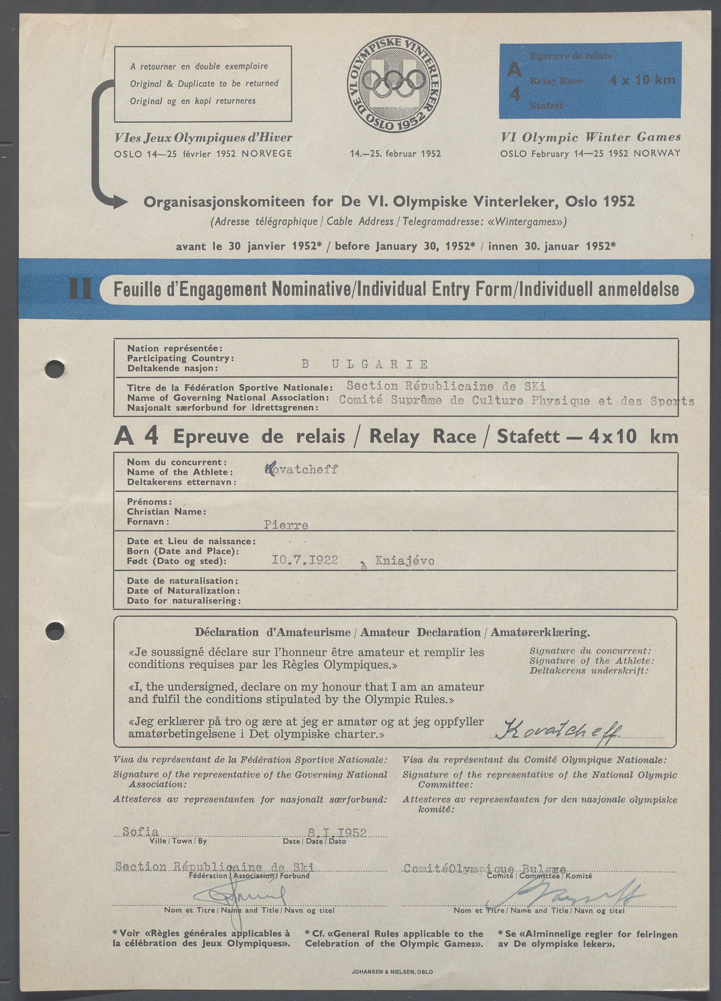 Organisasjonskomiteen for de VI. olympiske vinterleker, OBA/A-20130/H/Ha, 1951-1952, s. 190