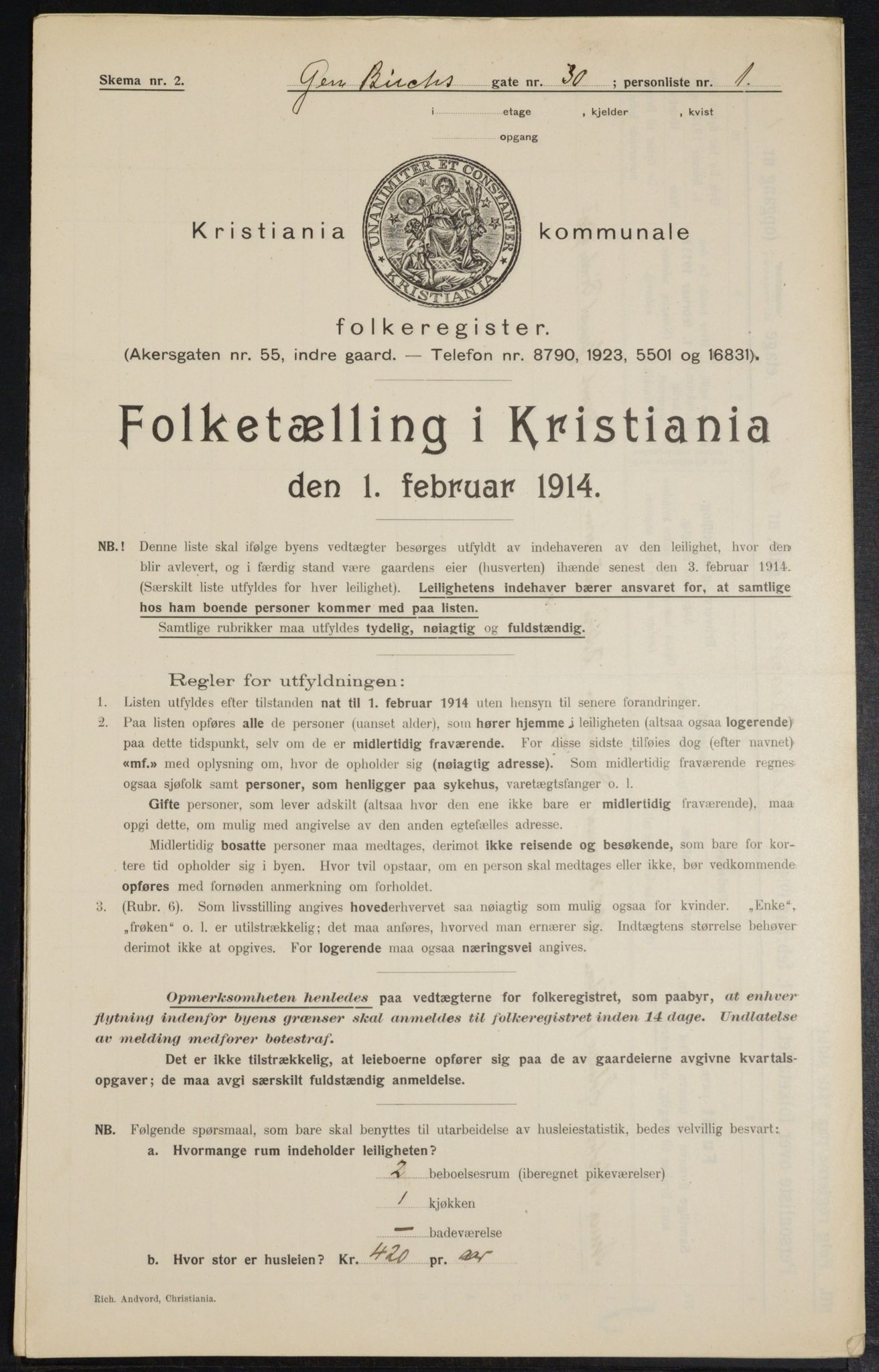 OBA, Kommunal folketelling 1.2.1914 for Kristiania, 1914, s. 29221