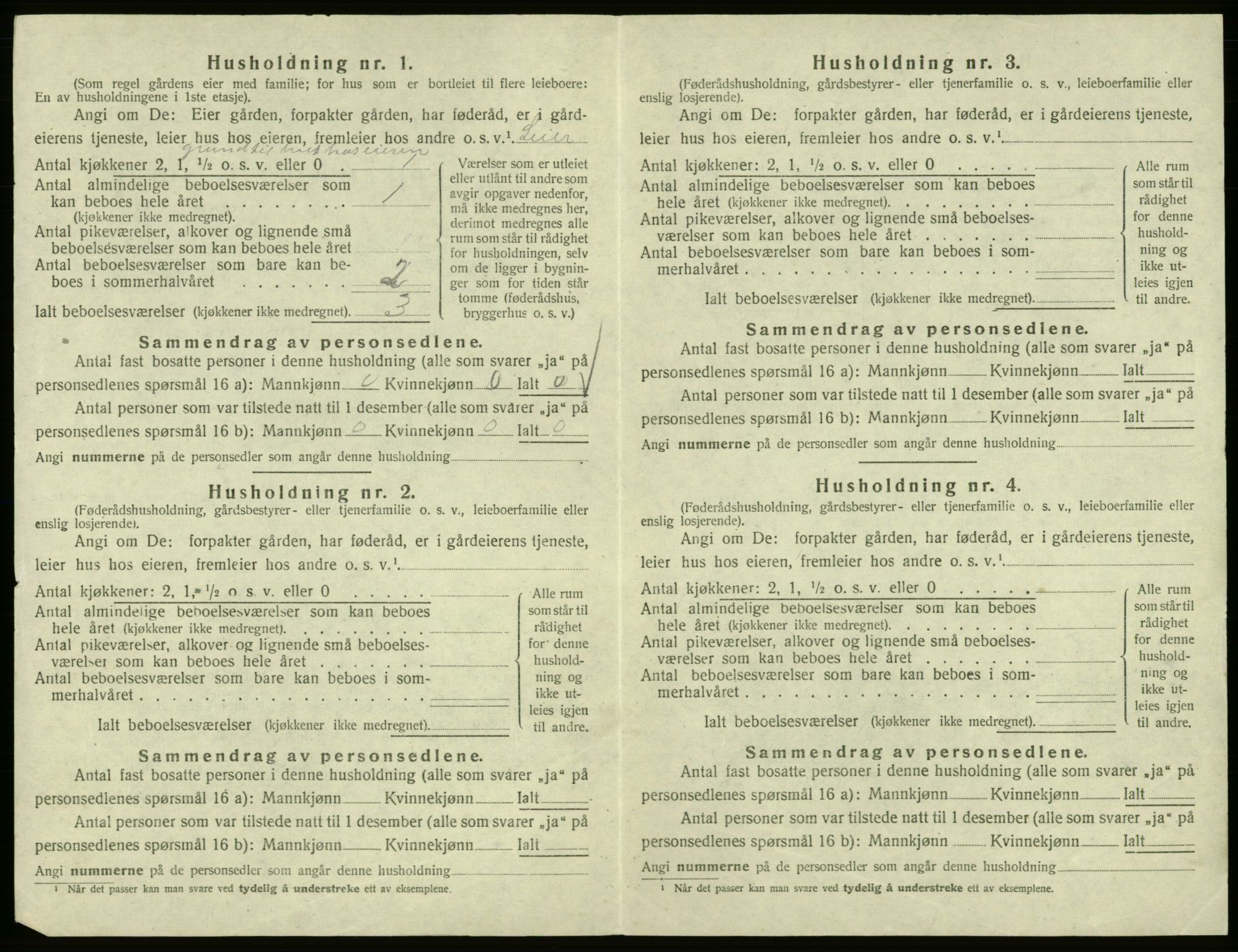 SAB, Folketelling 1920 for 1239 Hålandsdal herred, 1920, s. 58