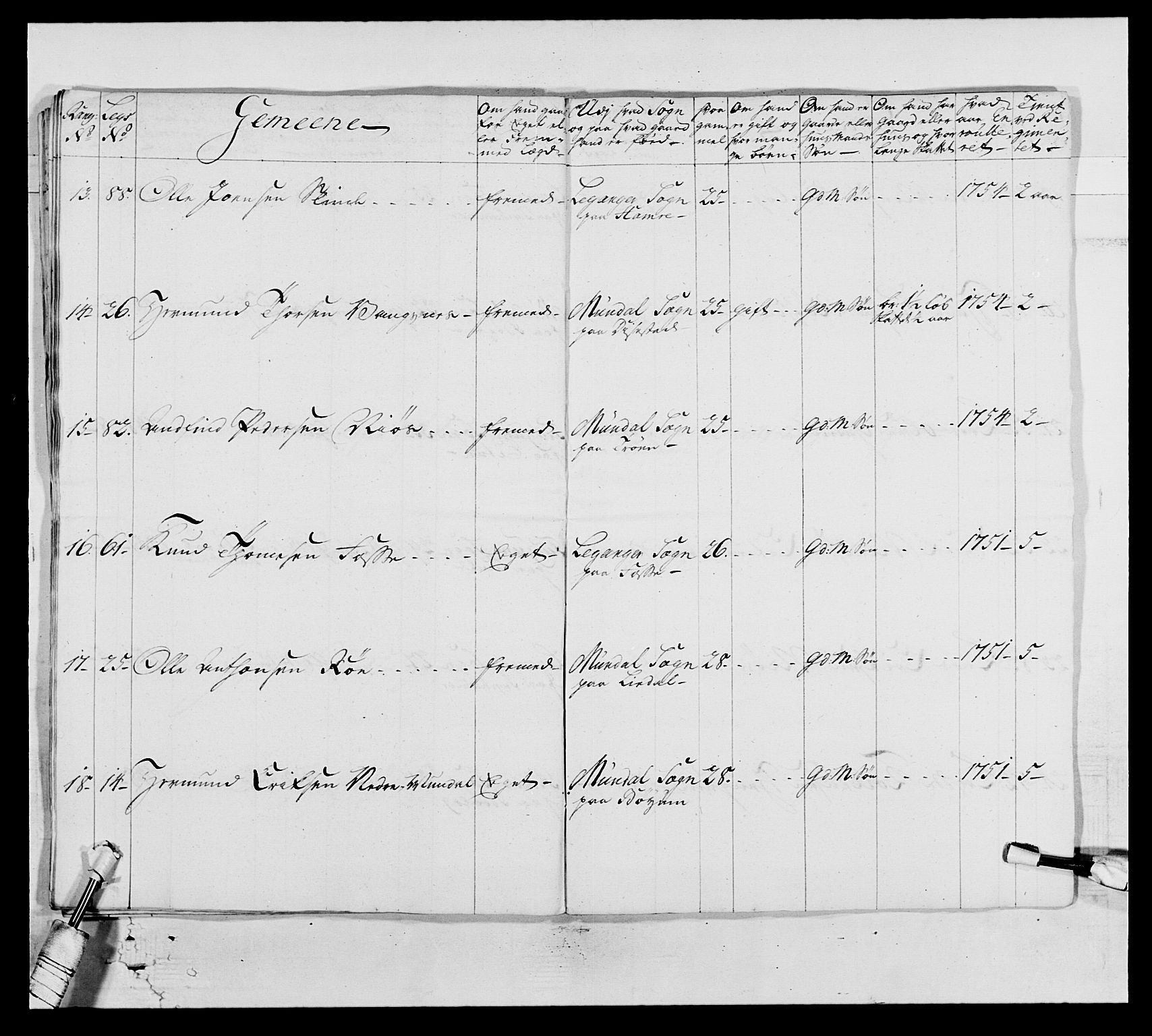 Kommanderende general (KG I) med Det norske krigsdirektorium, AV/RA-EA-5419/E/Ea/L0517: 1. Bergenhusiske regiment, 1742-1756, s. 473