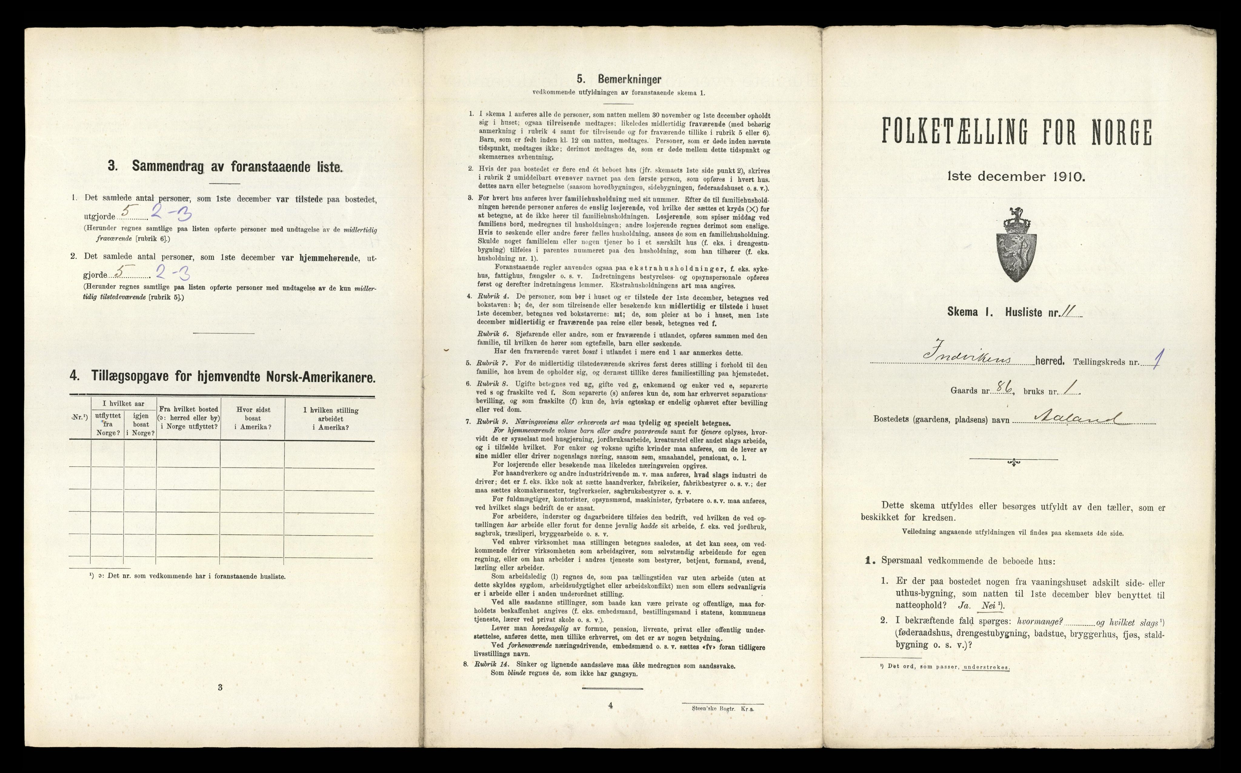 RA, Folketelling 1910 for 1447 Innvik herred, 1910, s. 64