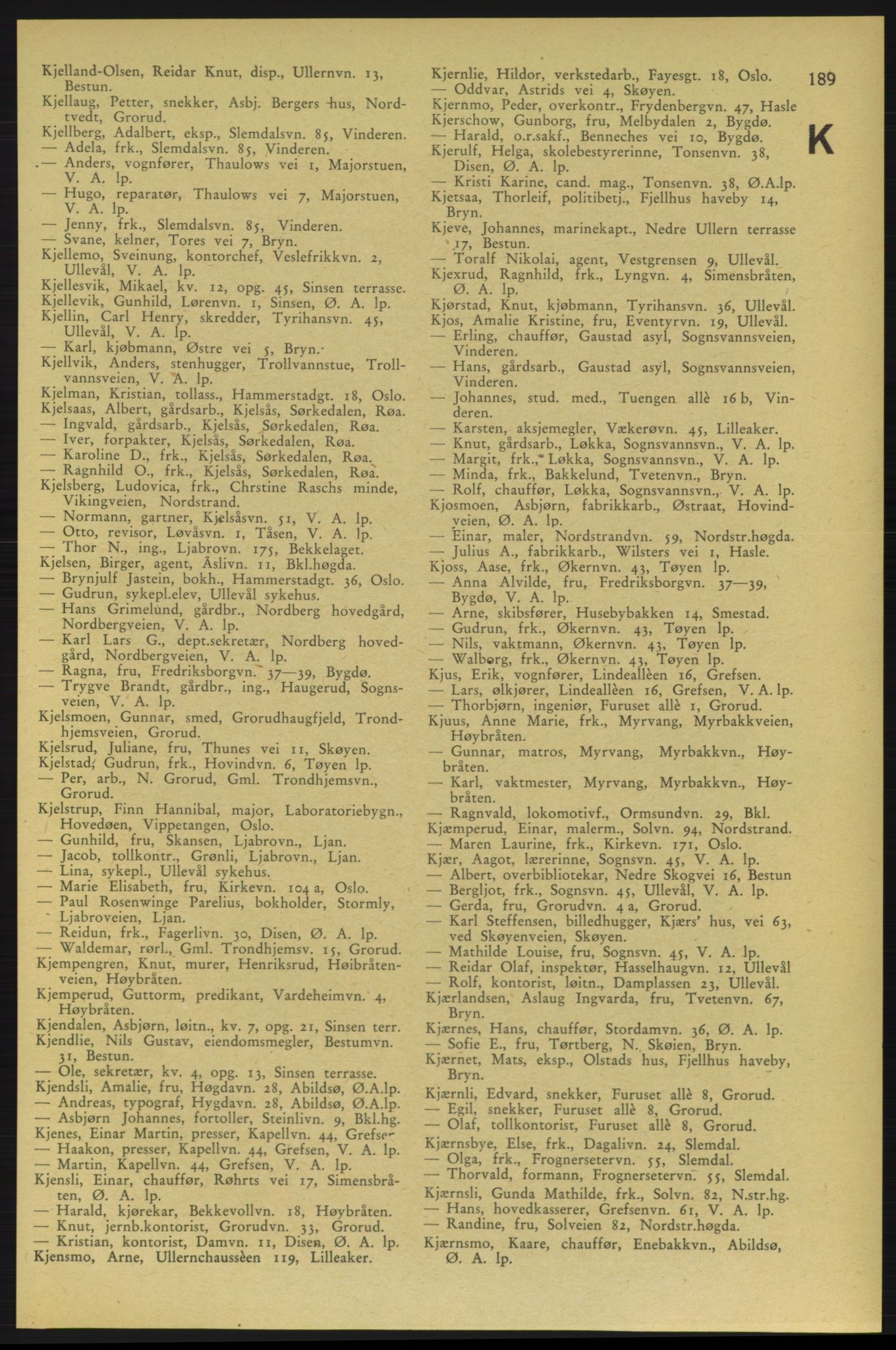 Aker adressebok/adressekalender, PUBL/001/A/006: Aker adressebok, 1937-1938, s. 189
