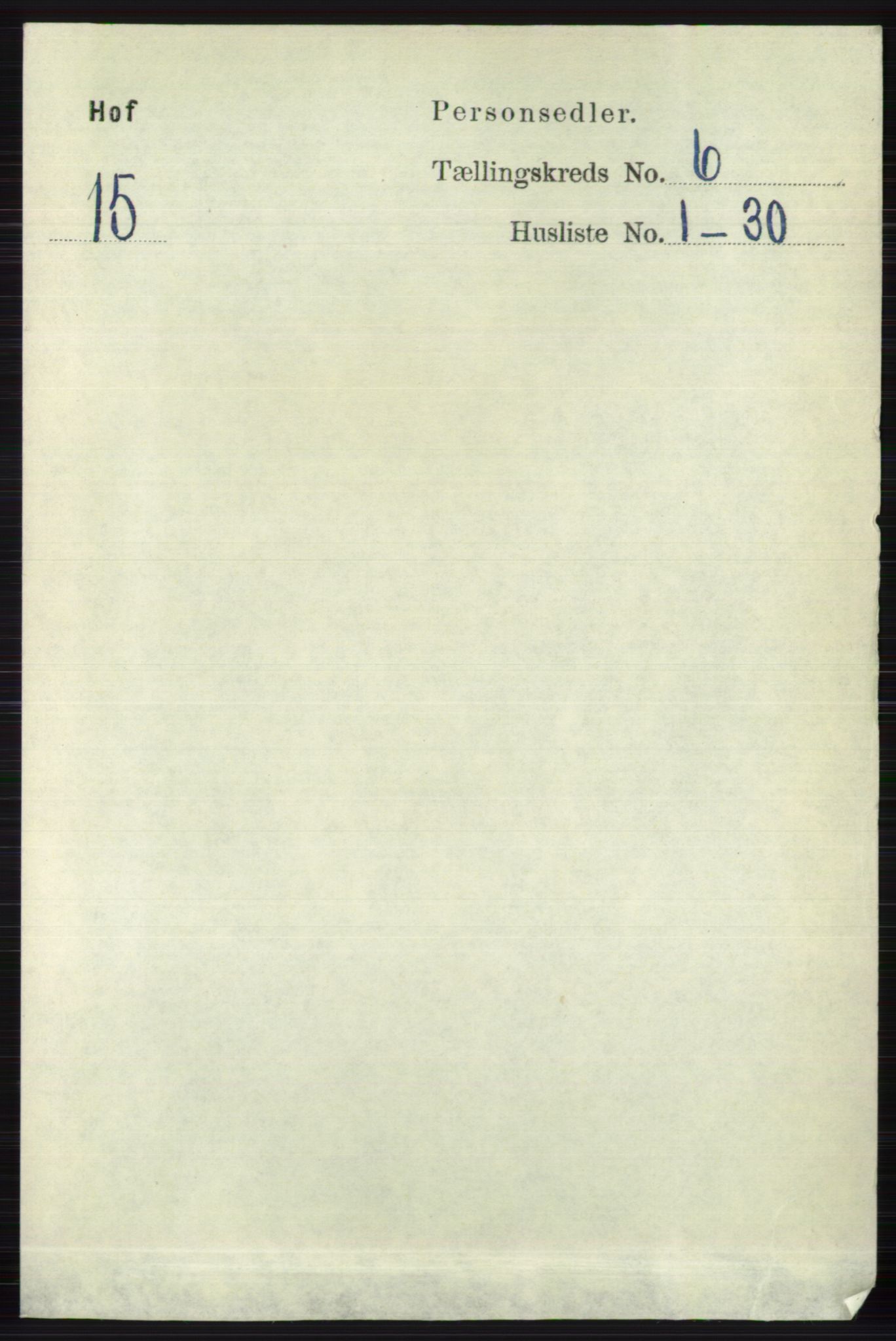RA, Folketelling 1891 for 0714 Hof herred, 1891, s. 1780