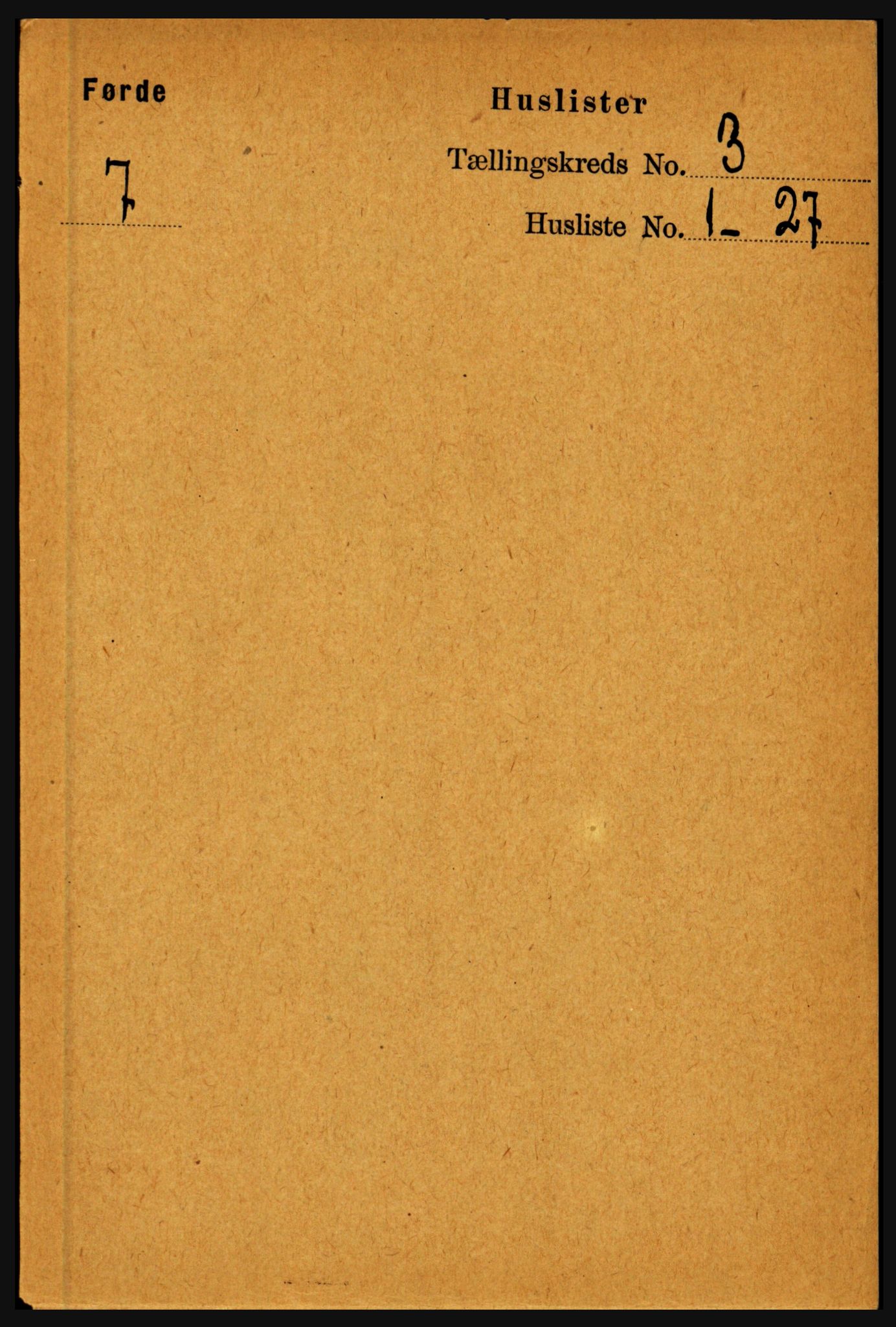 RA, Folketelling 1891 for 1432 Førde herred, 1891, s. 807