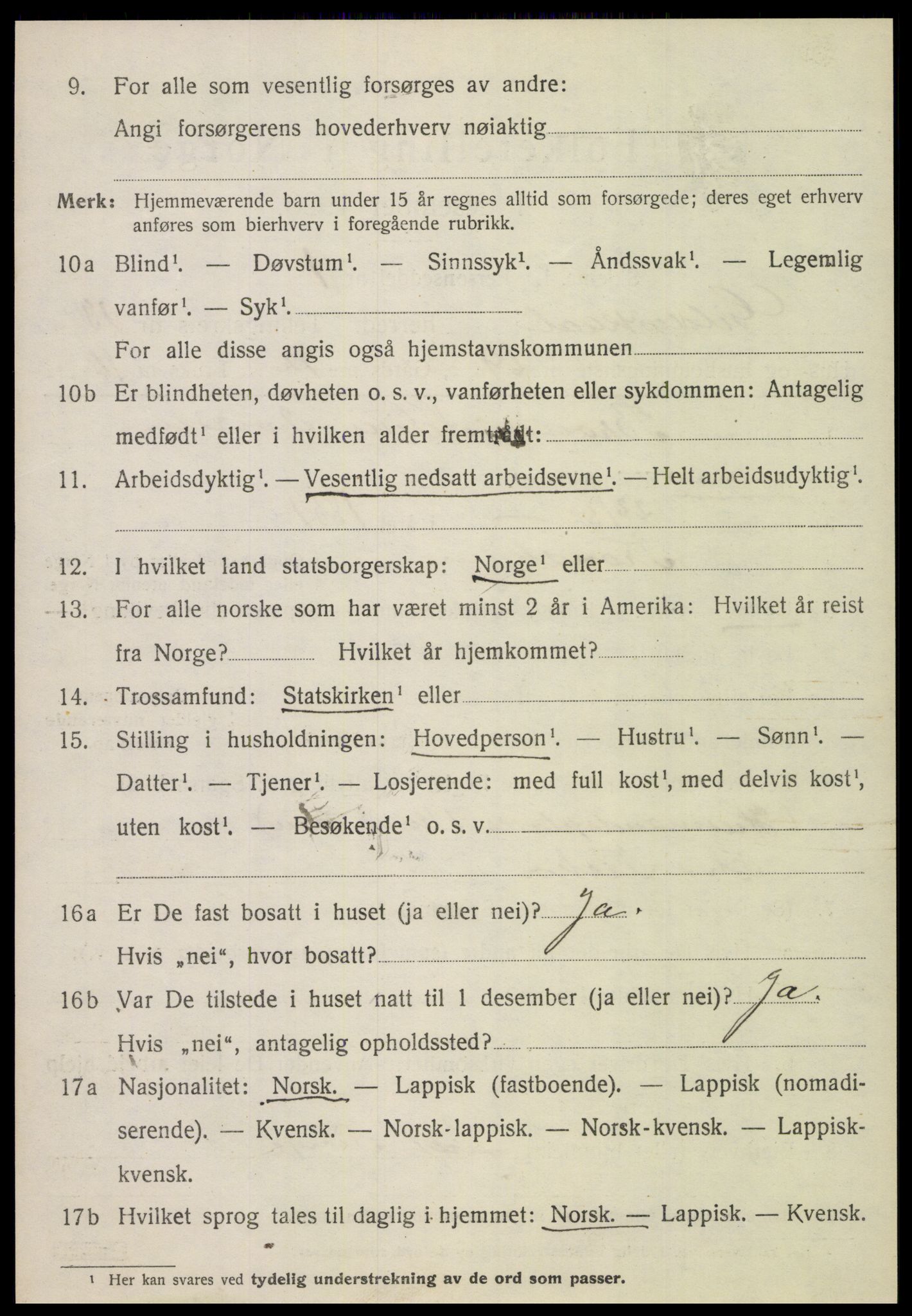 SAT, Folketelling 1920 for 1838 Gildeskål herred, 1920, s. 8465