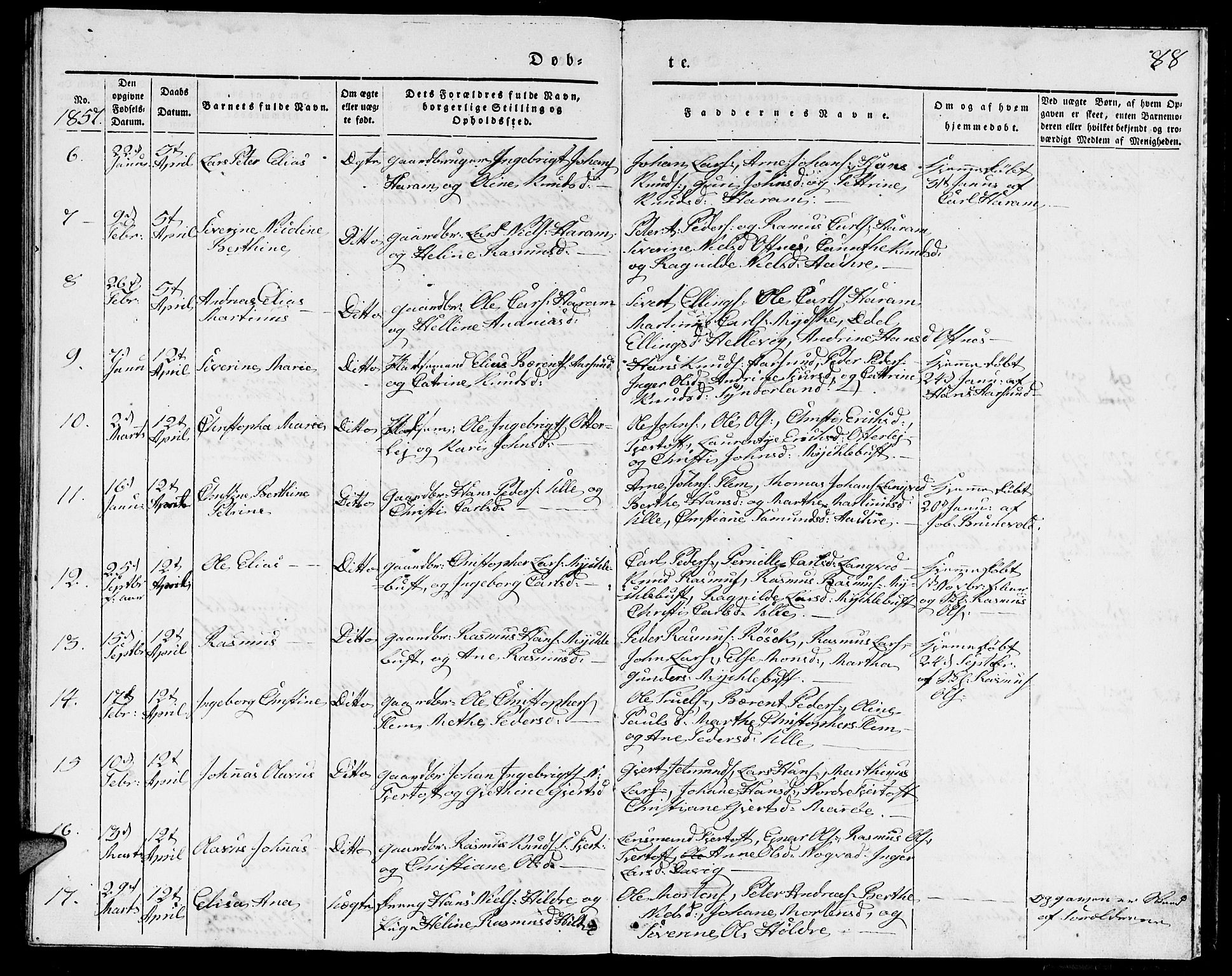 Ministerialprotokoller, klokkerbøker og fødselsregistre - Møre og Romsdal, AV/SAT-A-1454/536/L0507: Klokkerbok nr. 536C02, 1839-1859, s. 88