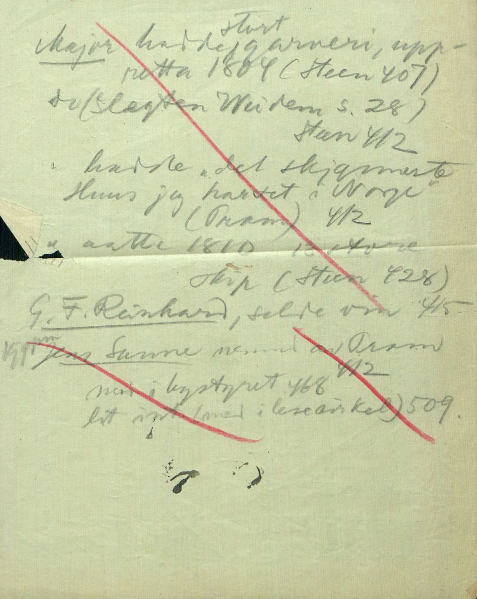 Rikard Berge, TEMU/TGM-A-1003/F/L0013/0020: 451-470 / 470 Ordrag av Hans Hansons brev til byfut N. B. Cappelen (1811-1837), 1944-1947