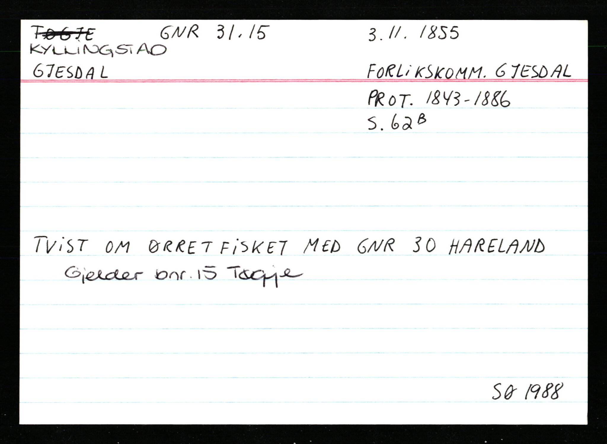 Statsarkivet i Stavanger, AV/SAST-A-101971/03/Y/Ym/L0033: Åstedskort sortert etter gårdsnavn: Kvelland - Lagestranden, 1600-1950, s. 491