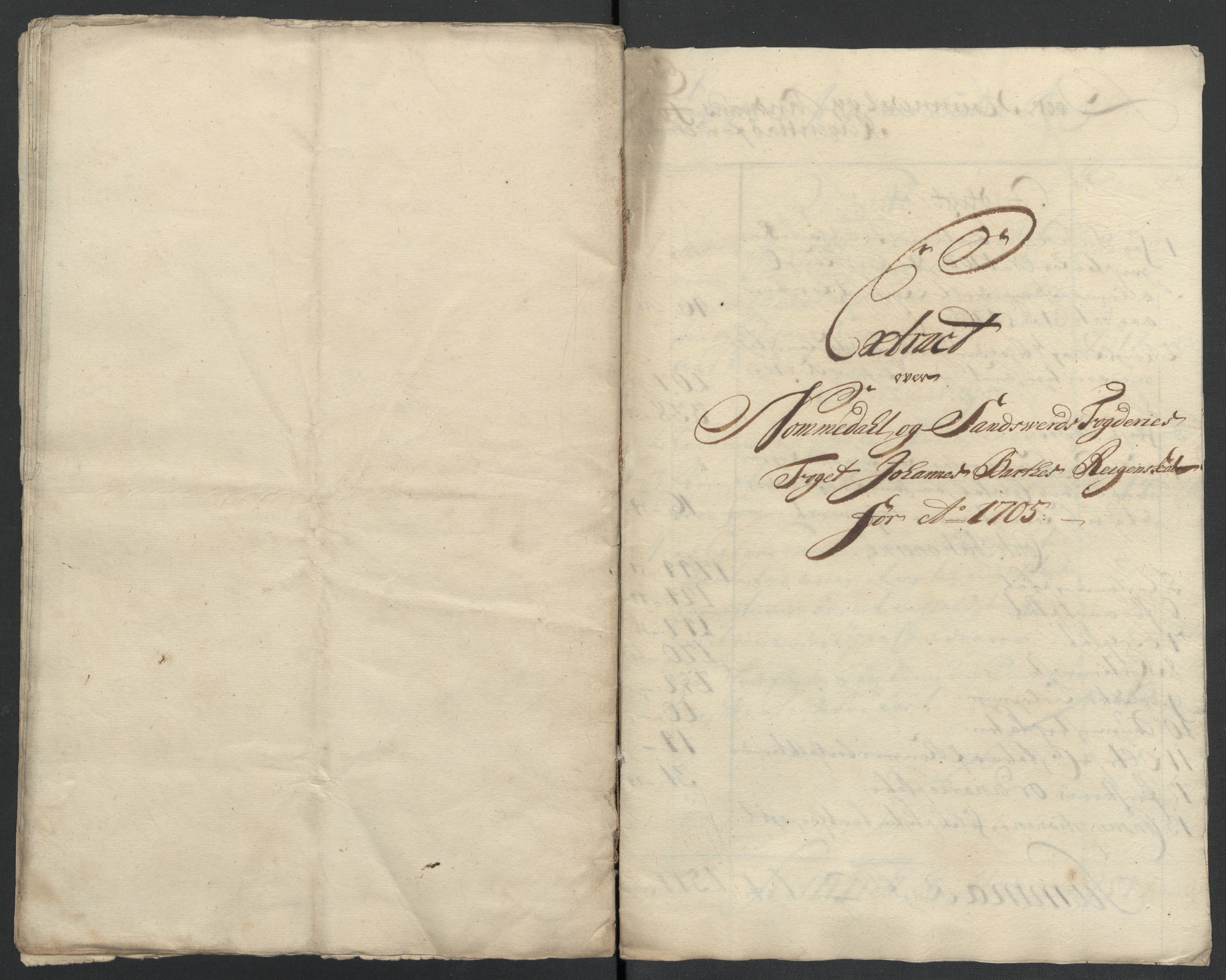 Rentekammeret inntil 1814, Reviderte regnskaper, Fogderegnskap, AV/RA-EA-4092/R24/L1583: Fogderegnskap Numedal og Sandsvær, 1705-1706, s. 185