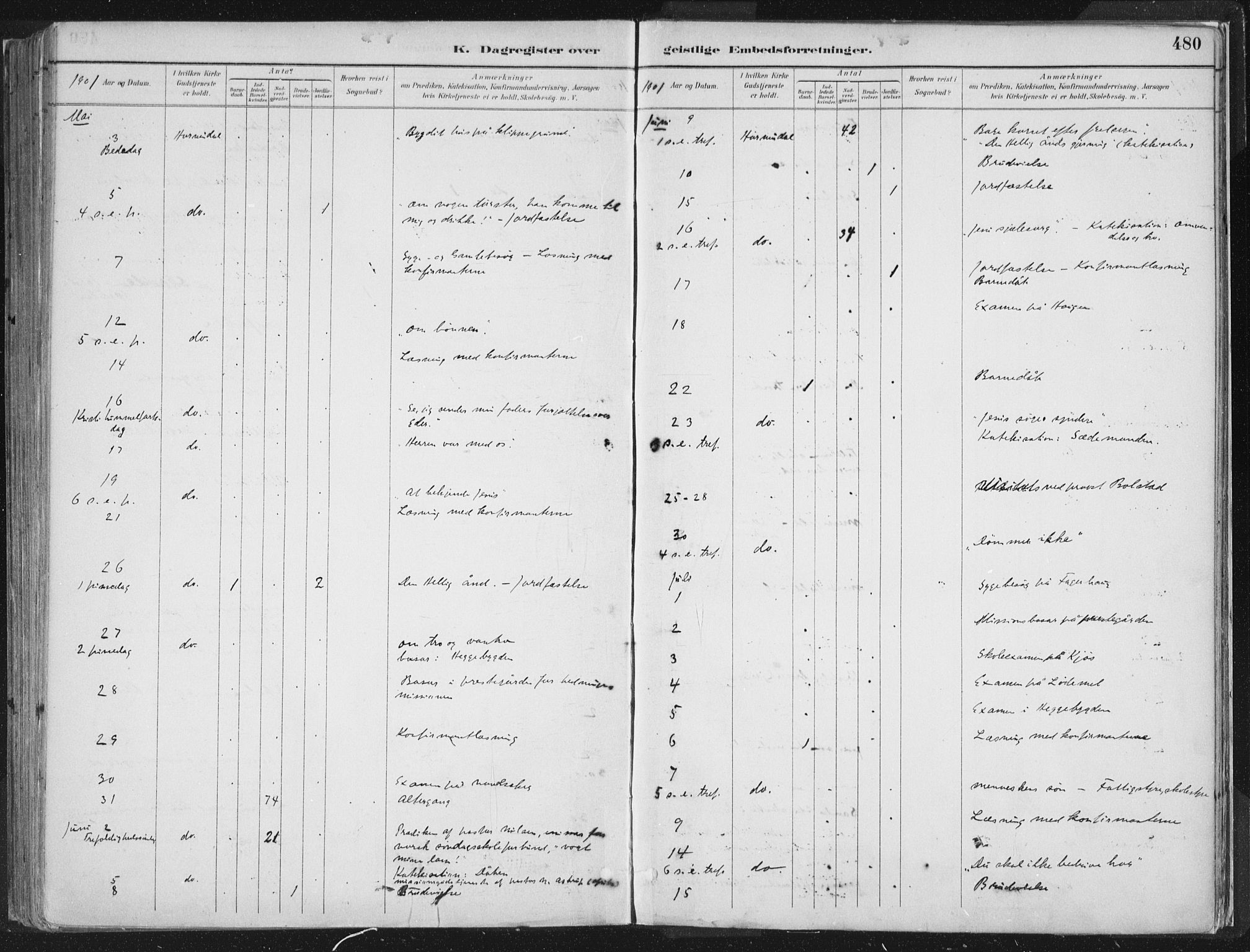 Hornindal sokneprestembete, AV/SAB-A-82401/H/Haa/Haaa/L0003/0002: Ministerialbok nr. A 3B, 1885-1917, s. 480