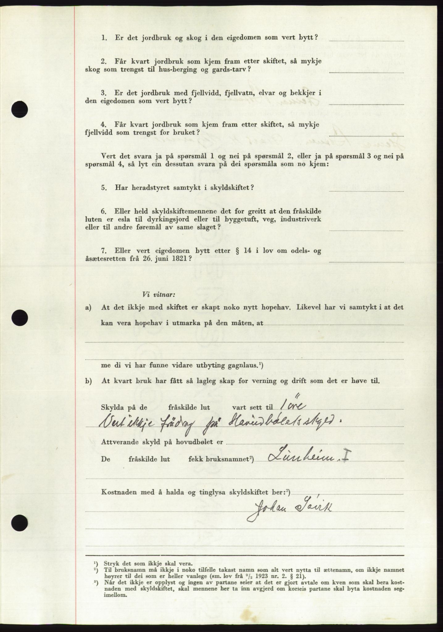 Søre Sunnmøre sorenskriveri, AV/SAT-A-4122/1/2/2C/L0090: Pantebok nr. 16A, 1951-1951, Dagboknr: 1755/1951
