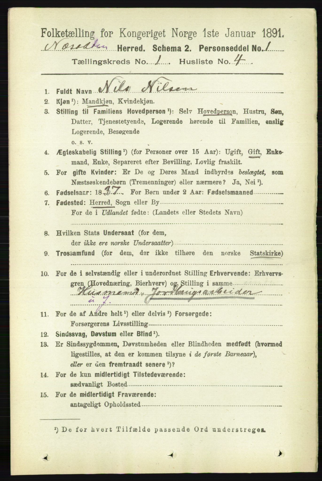 RA, Folketelling 1891 for 0216 Nesodden herred, 1891, s. 107