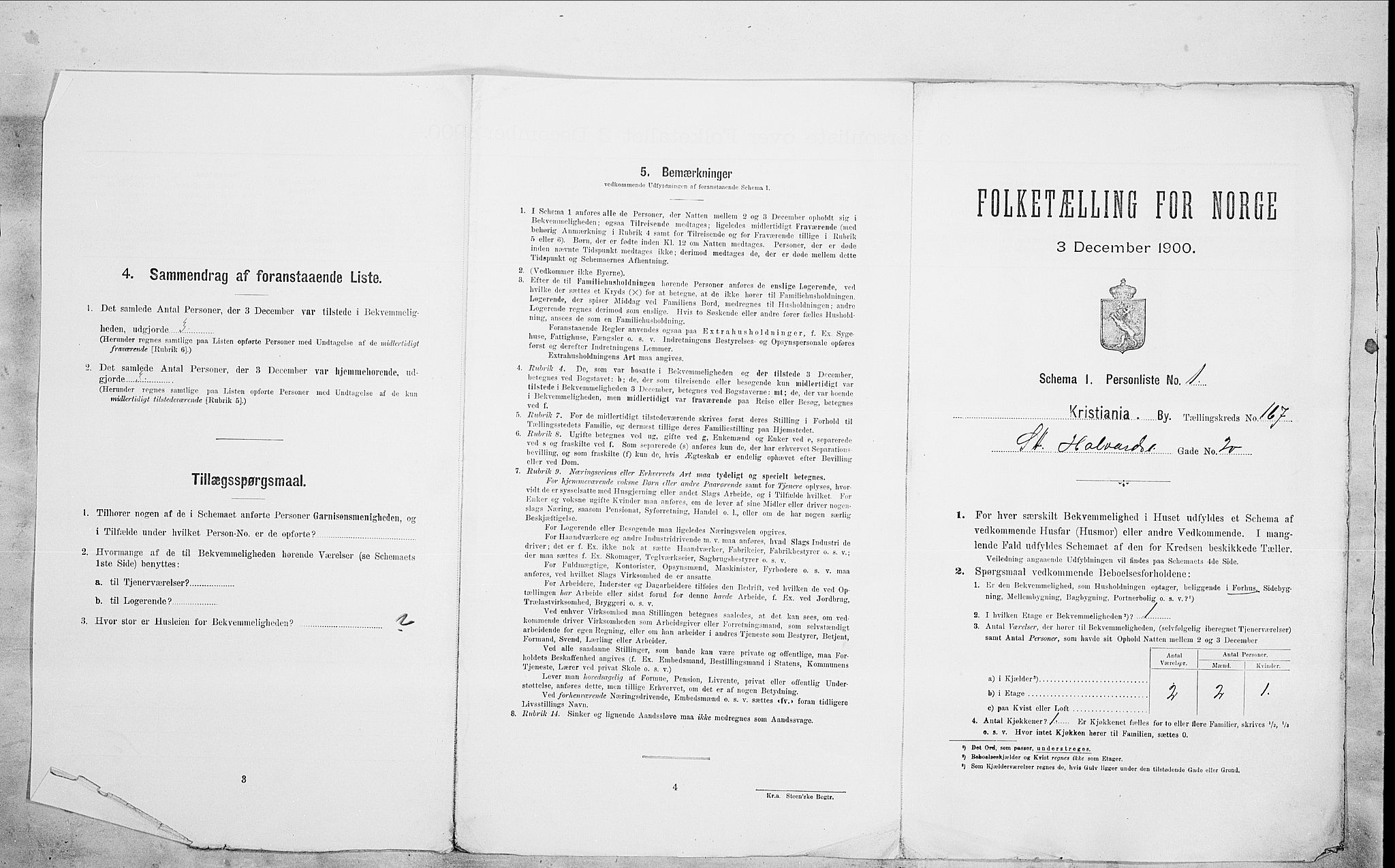SAO, Folketelling 1900 for 0301 Kristiania kjøpstad, 1900, s. 89339