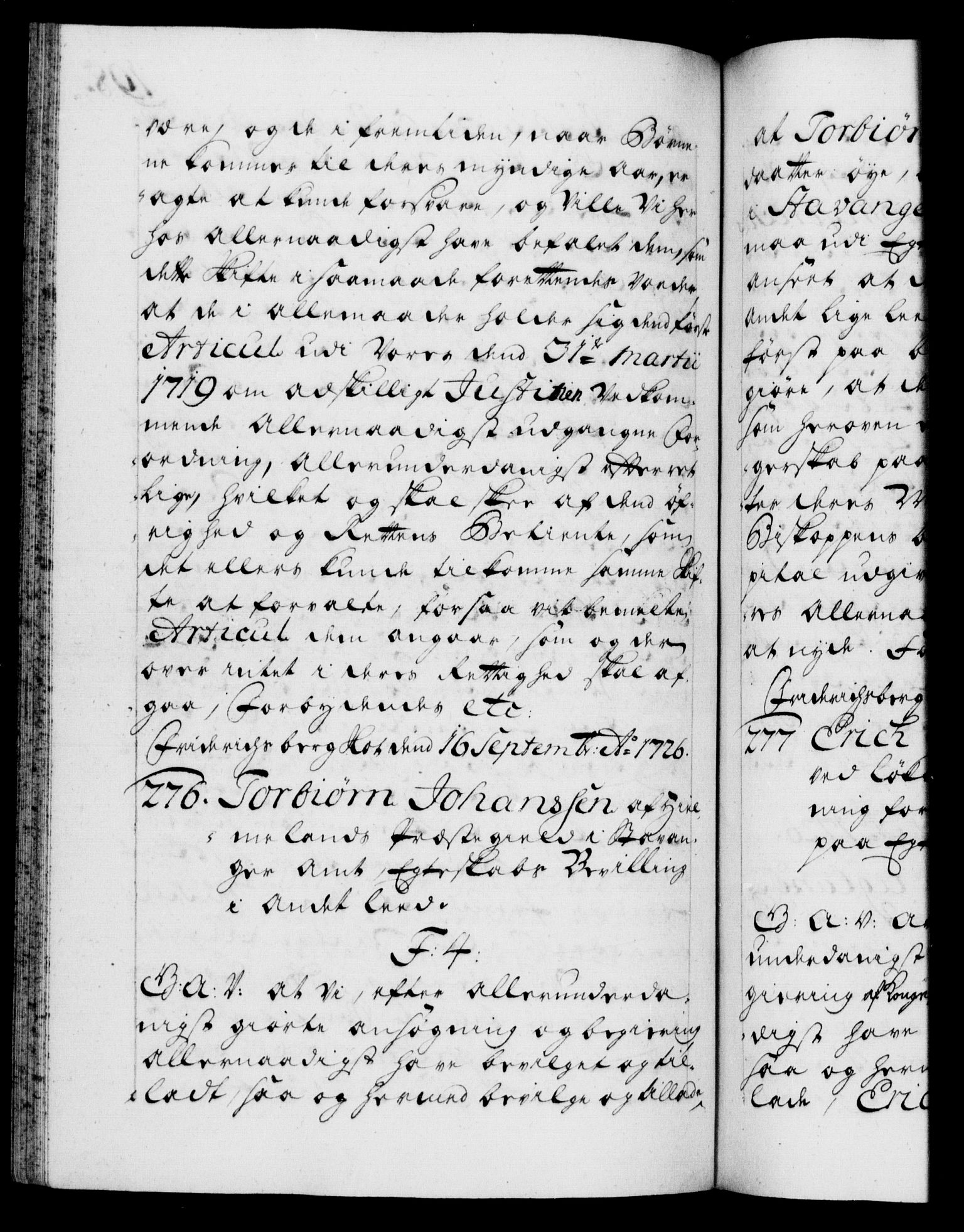 Danske Kanselli 1572-1799, RA/EA-3023/F/Fc/Fca/Fcaa/L0025: Norske registre, 1726-1728, s. 198b
