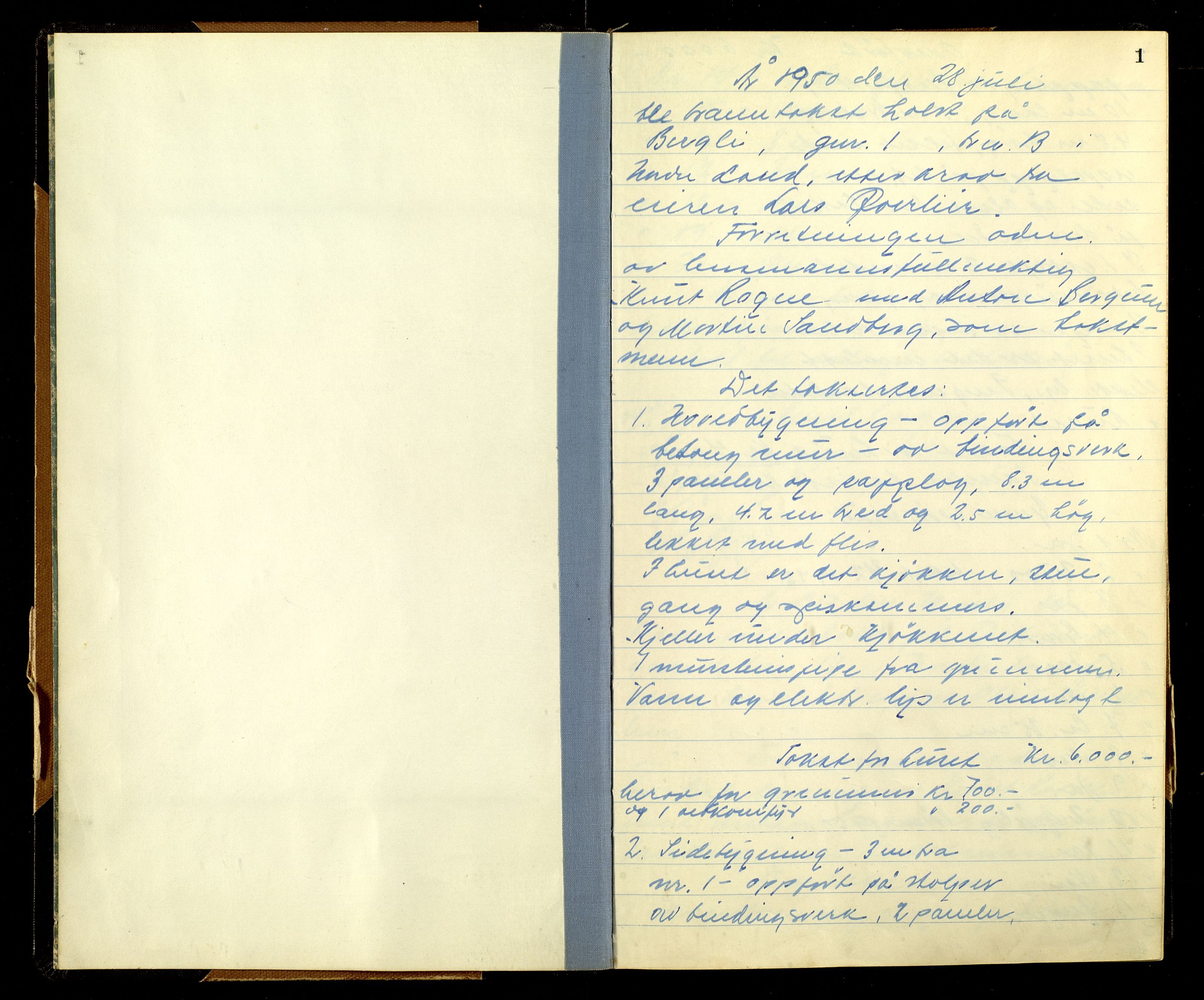 Norges Brannkasse, Nordre Land, AV/SAH-NBRANL-053/F/L0008: Branntakstprotokoll, 1950-1955