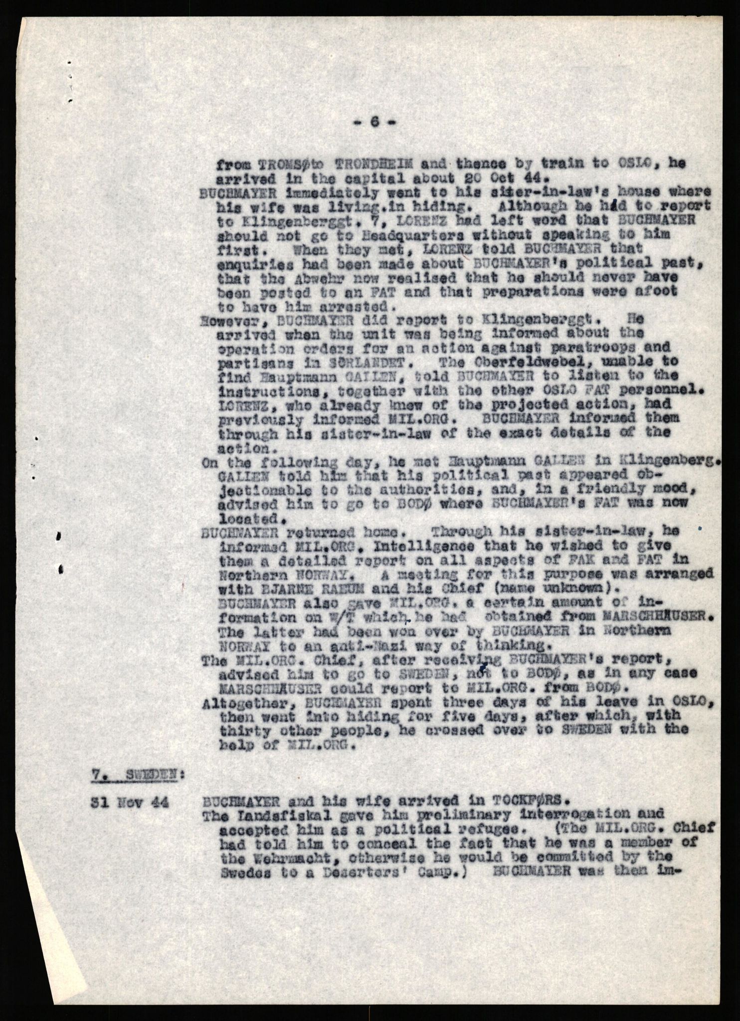 Forsvaret, Forsvarets overkommando II, AV/RA-RAFA-3915/D/Db/L0038: CI Questionaires. Tyske okkupasjonsstyrker i Norge. Østerrikere., 1945-1946, s. 162