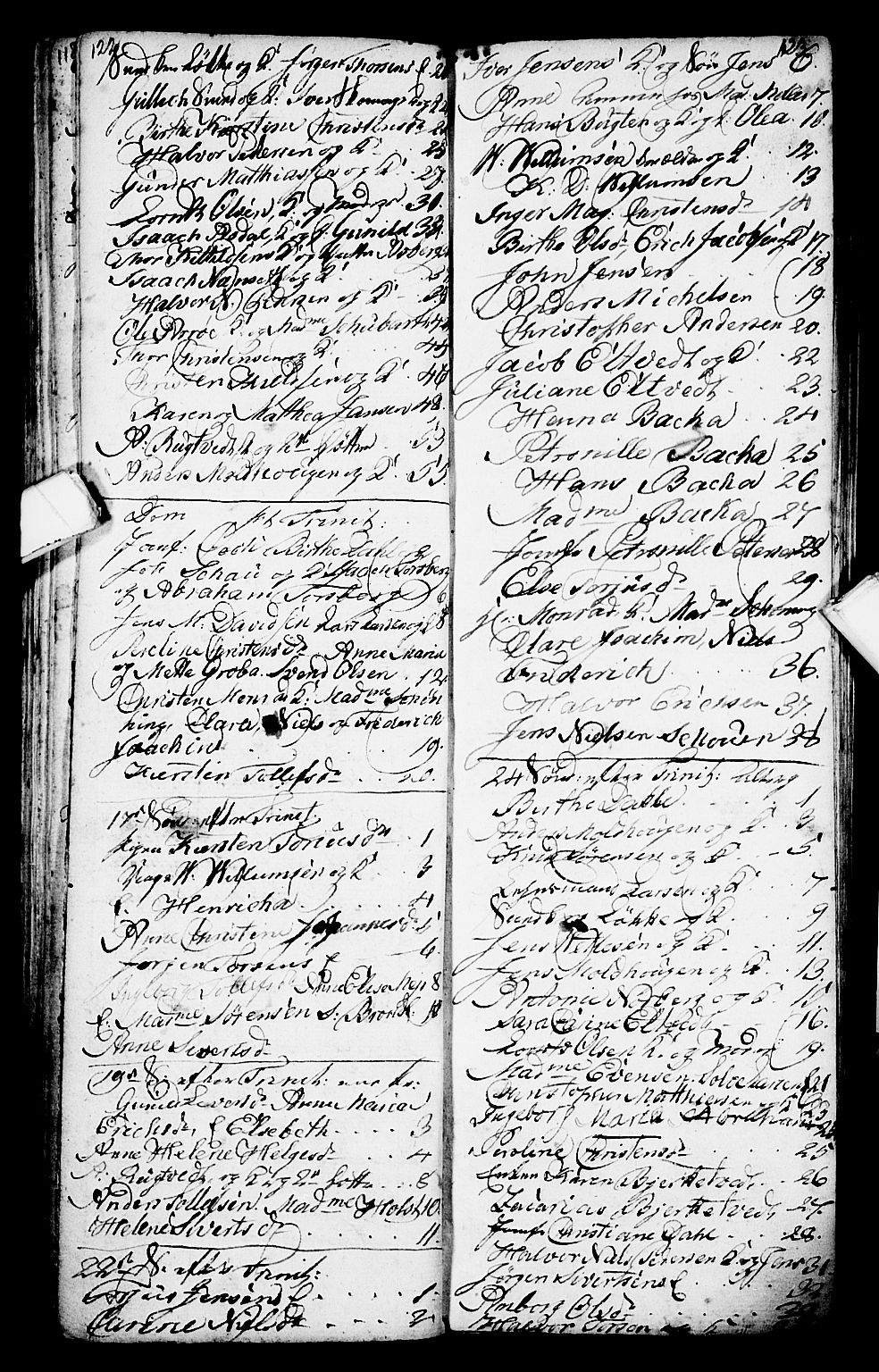 Porsgrunn kirkebøker , SAKO/A-104/G/Ga/L0001: Klokkerbok nr. I 1, 1766-1790, s. 122-123