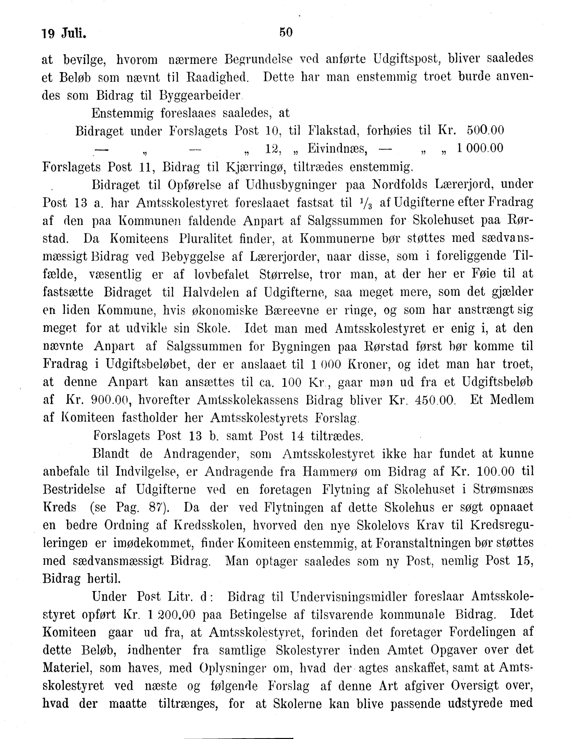 Nordland Fylkeskommune. Fylkestinget, AIN/NFK-17/176/A/Ac/L0015: Fylkestingsforhandlinger 1886-1890, 1886-1890