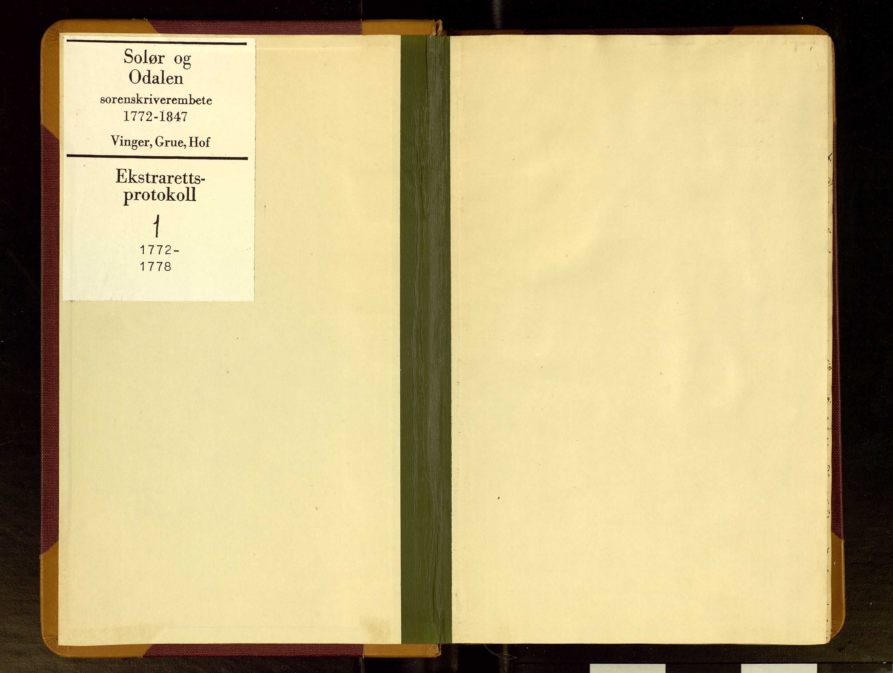 Solør og Odalen sorenskriveri, AV/SAH-TING-026/G/Gc/Gca/L0001: Justis- og politisaker, 1772-1778