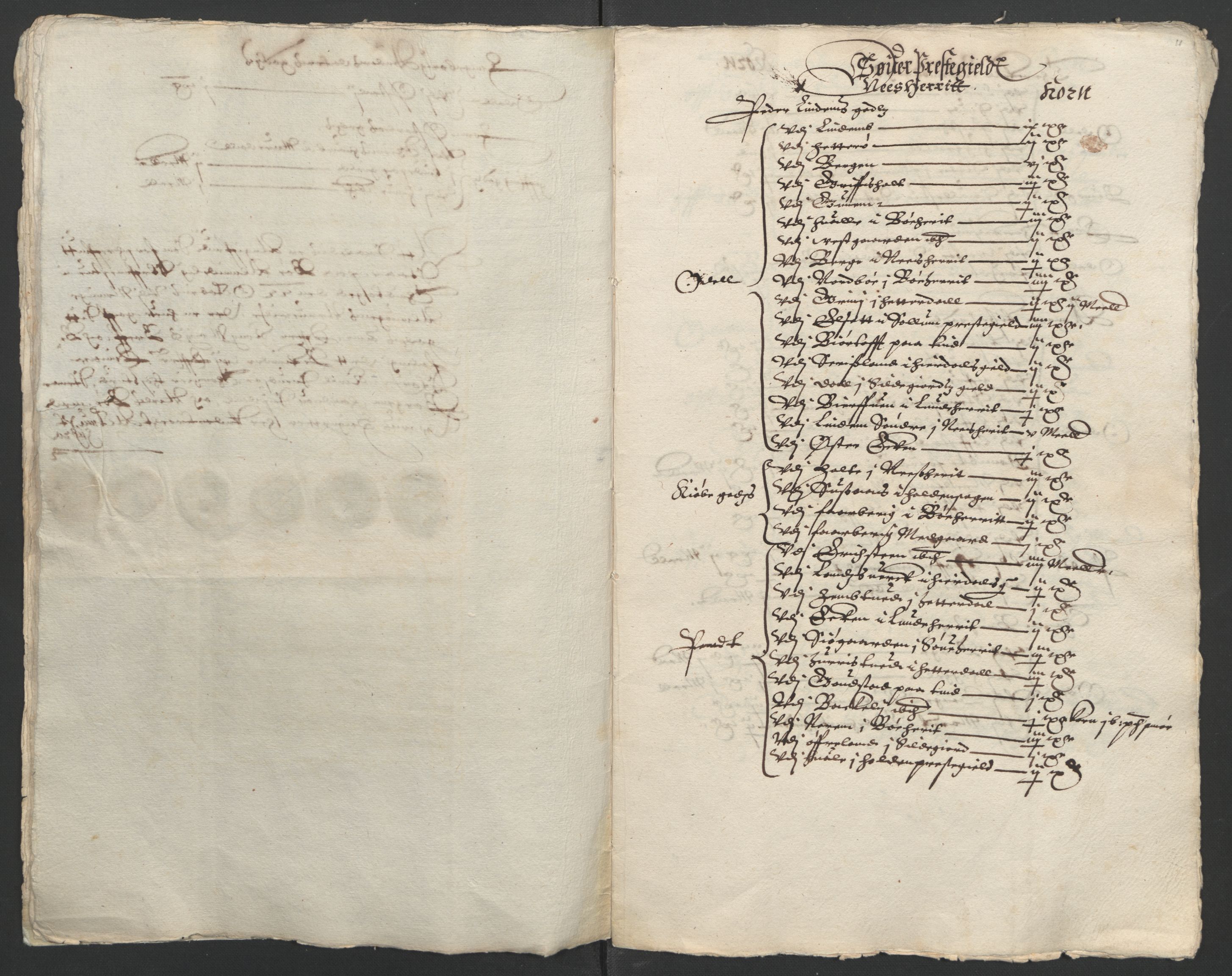 Stattholderembetet 1572-1771, RA/EA-2870/Ek/L0009/0002: Jordebøker til utlikning av rosstjeneste 1624-1626: / Odelsjordebøker for Bratsberg len, 1624, s. 38