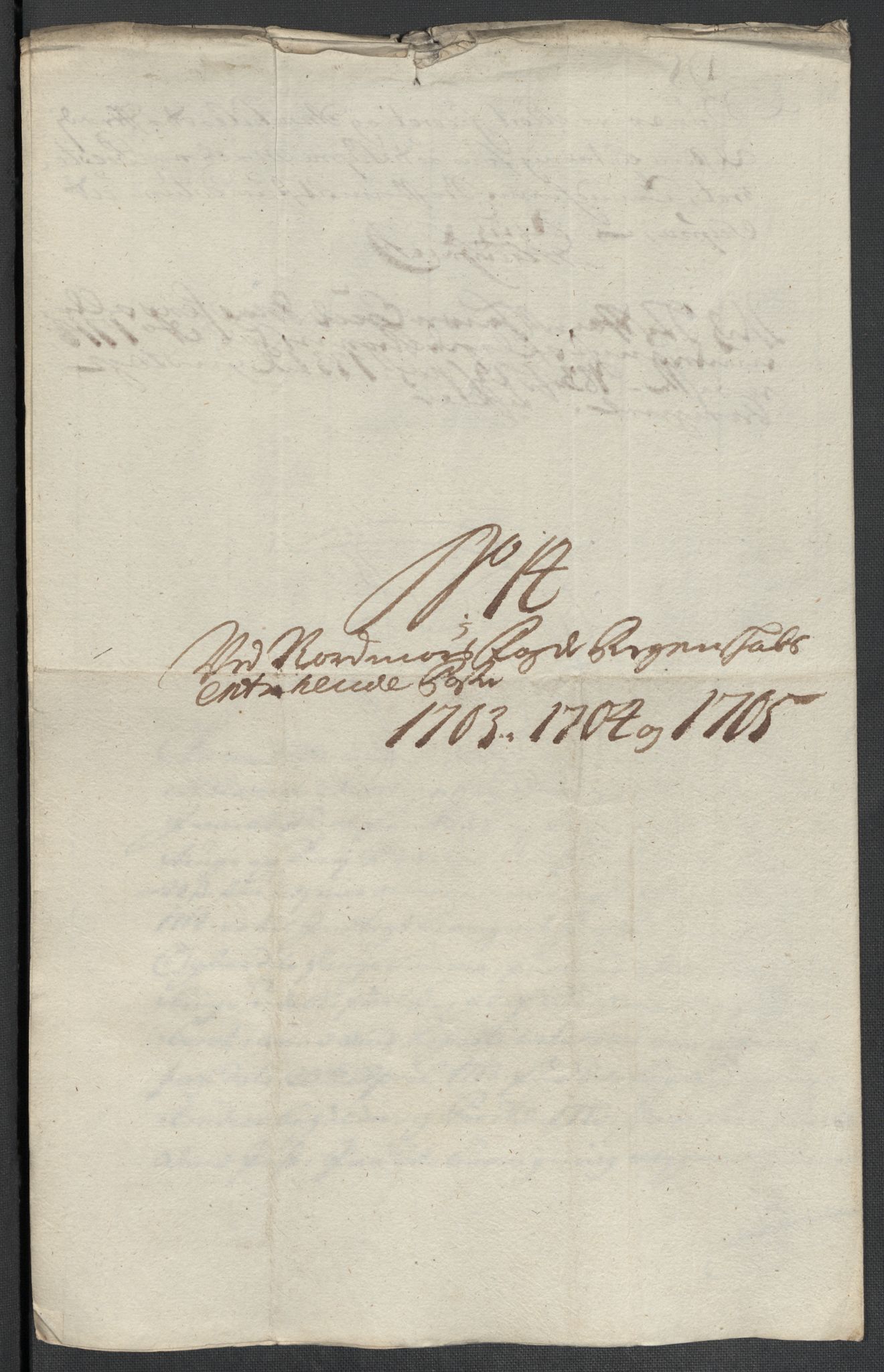 Rentekammeret inntil 1814, Reviderte regnskaper, Fogderegnskap, RA/EA-4092/R56/L3741: Fogderegnskap Nordmøre, 1705, s. 288