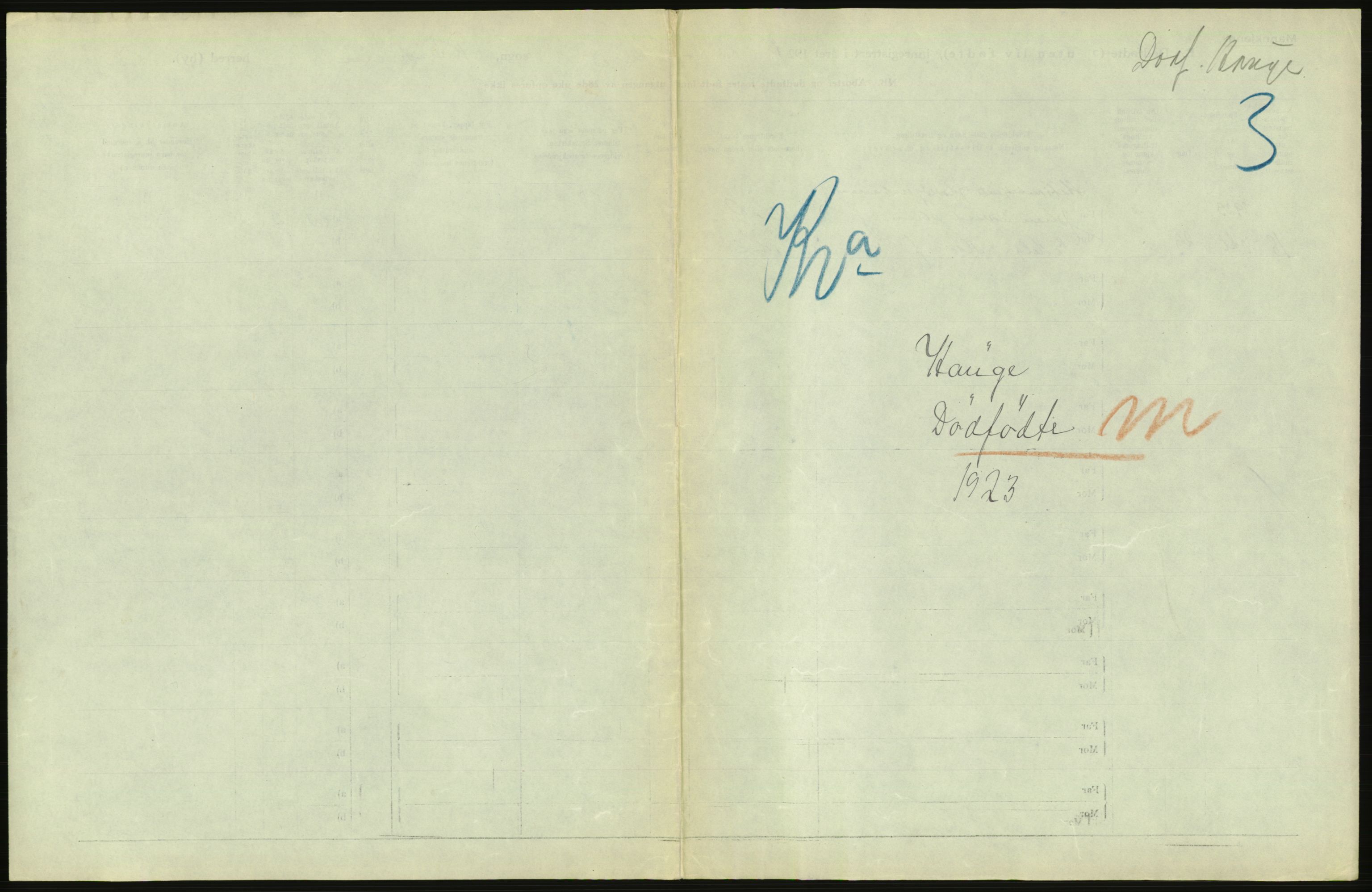 Statistisk sentralbyrå, Sosiodemografiske emner, Befolkning, AV/RA-S-2228/D/Df/Dfc/Dfcc/L0010: Kristiania: Døde, dødfødte, 1923, s. 29