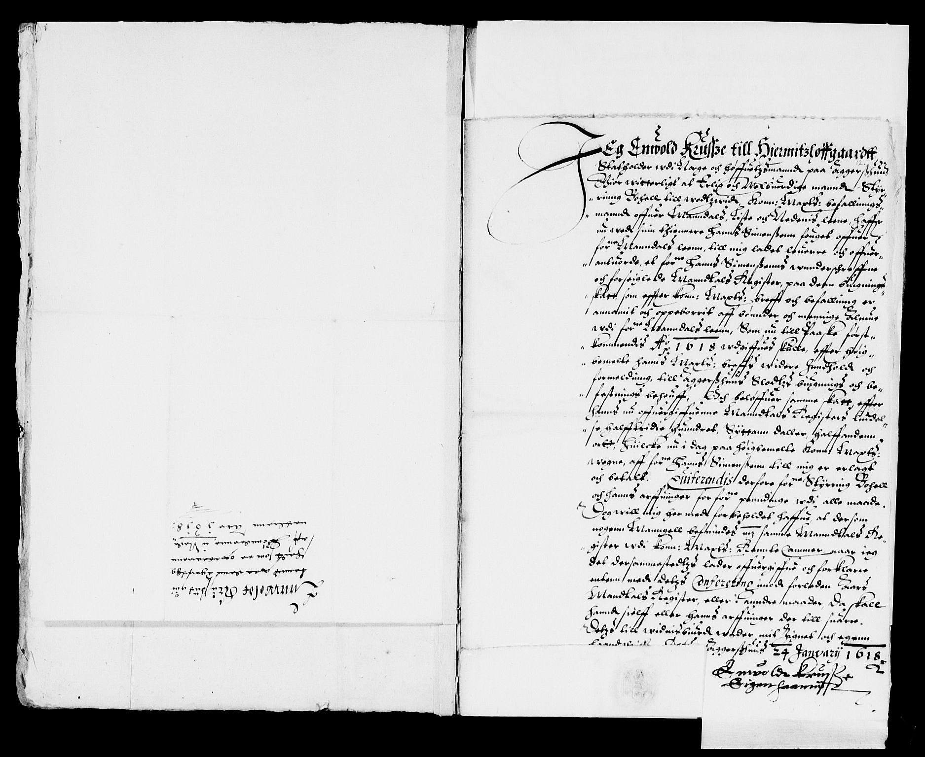 Rentekammeret inntil 1814, Reviderte regnskaper, Lensregnskaper, AV/RA-EA-5023/R/Rb/Rbq/L0011: Nedenes len. Mandals len. Råbyggelag., 1618-1620