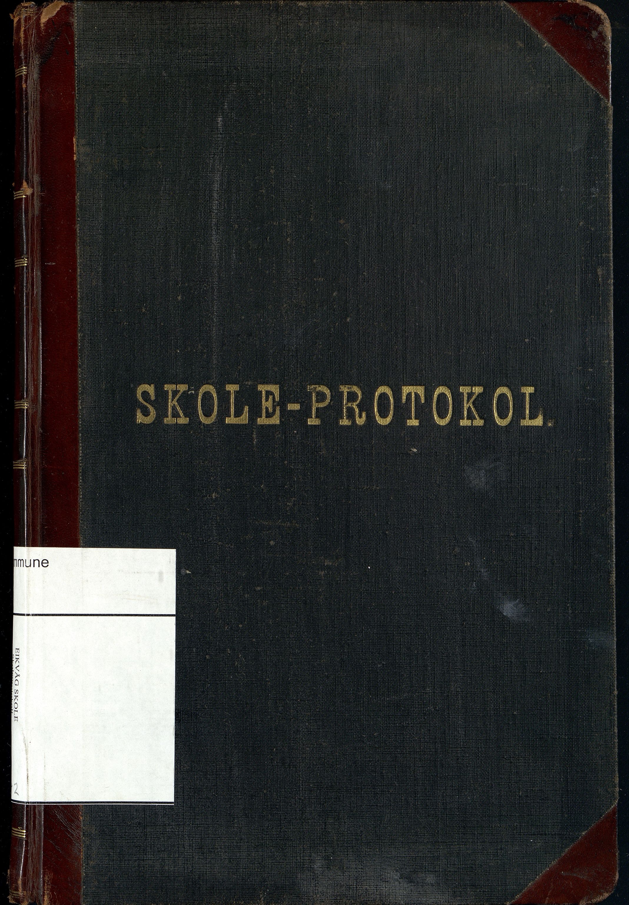 Lista kommune - Eikvåg Skole, ARKSOR/1003LI551/H/L0002: Skoleprotokoll, 1896-1898