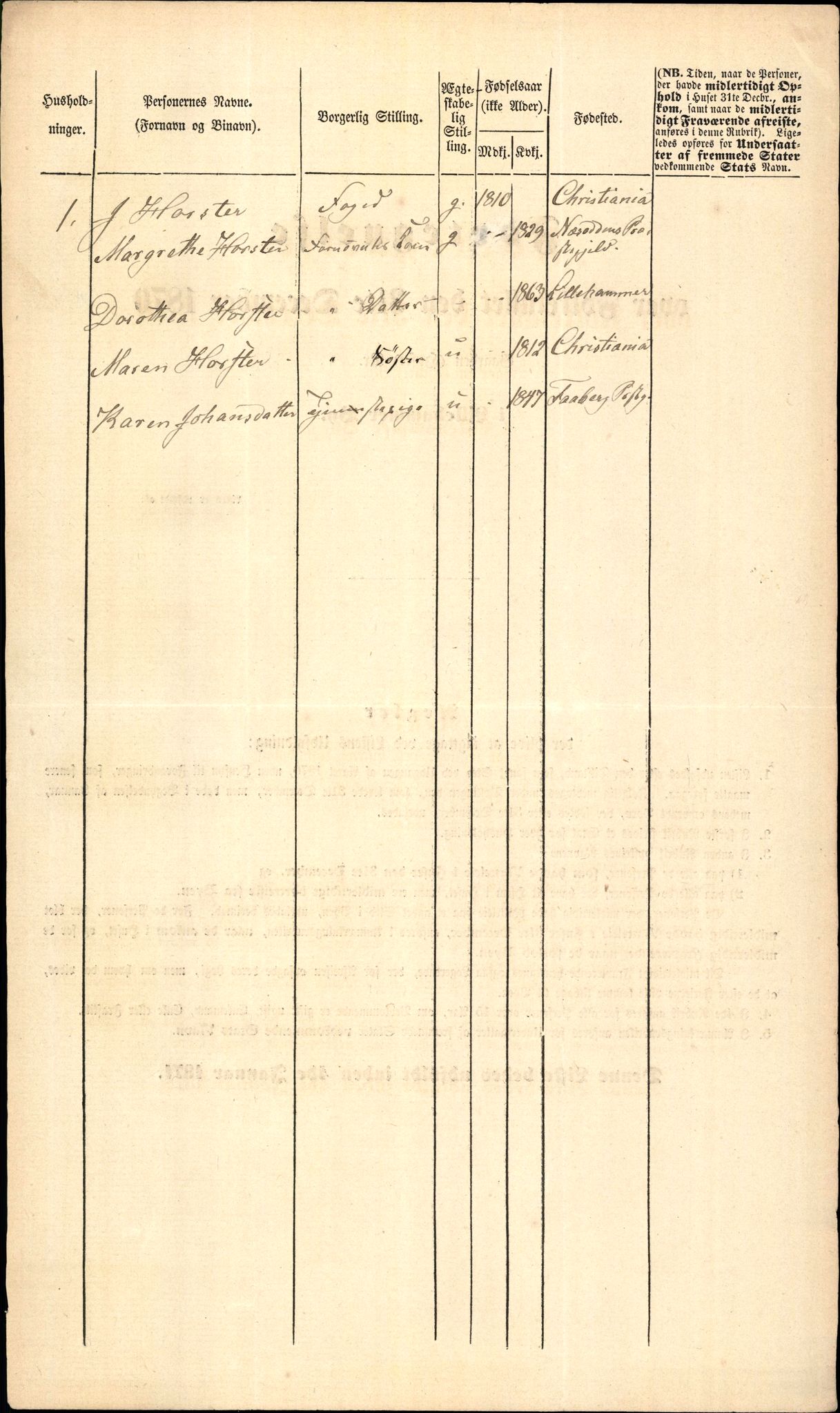 RA, Folketelling 1870 for 0501 Lillehammer kjøpstad, 1870, s. 106