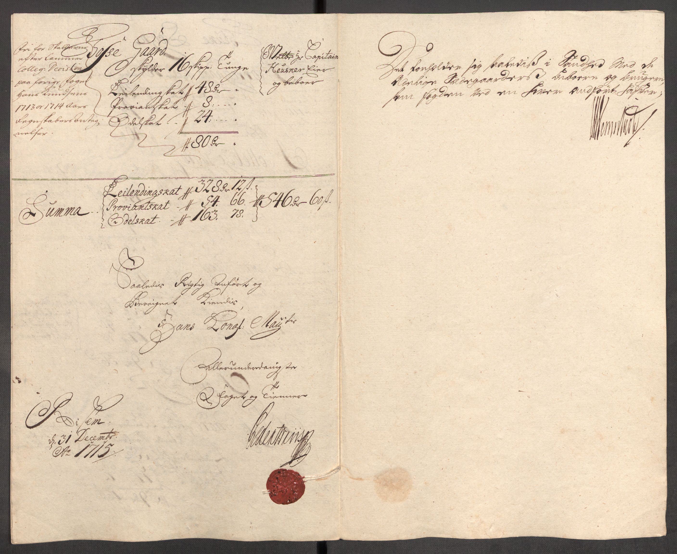 Rentekammeret inntil 1814, Reviderte regnskaper, Fogderegnskap, RA/EA-4092/R04/L0140: Fogderegnskap Moss, Onsøy, Tune, Veme og Åbygge, 1715-1716, s. 195
