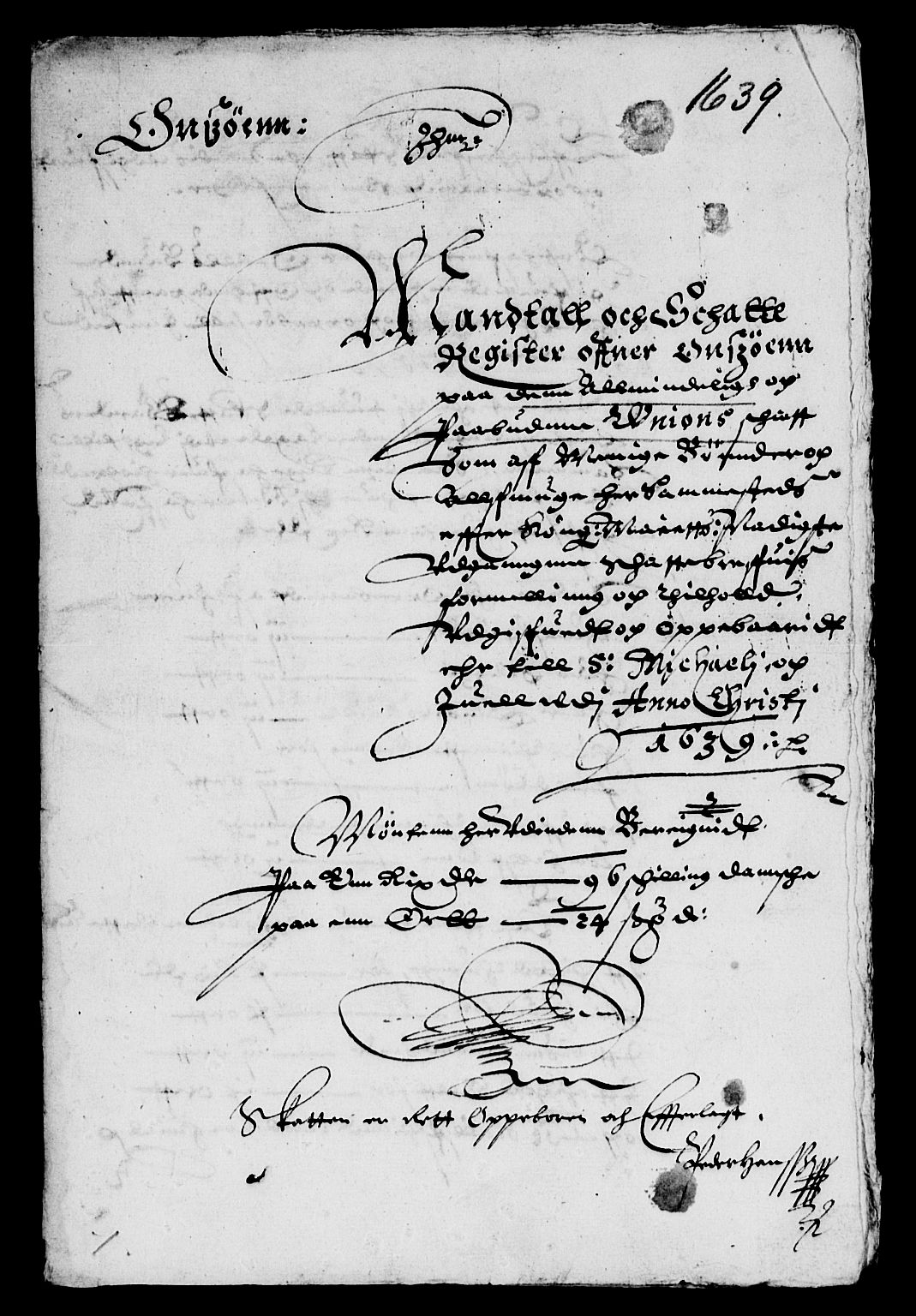 Rentekammeret inntil 1814, Reviderte regnskaper, Lensregnskaper, RA/EA-5023/R/Rb/Rbe/L0002: Onsøy len, 1615-1650