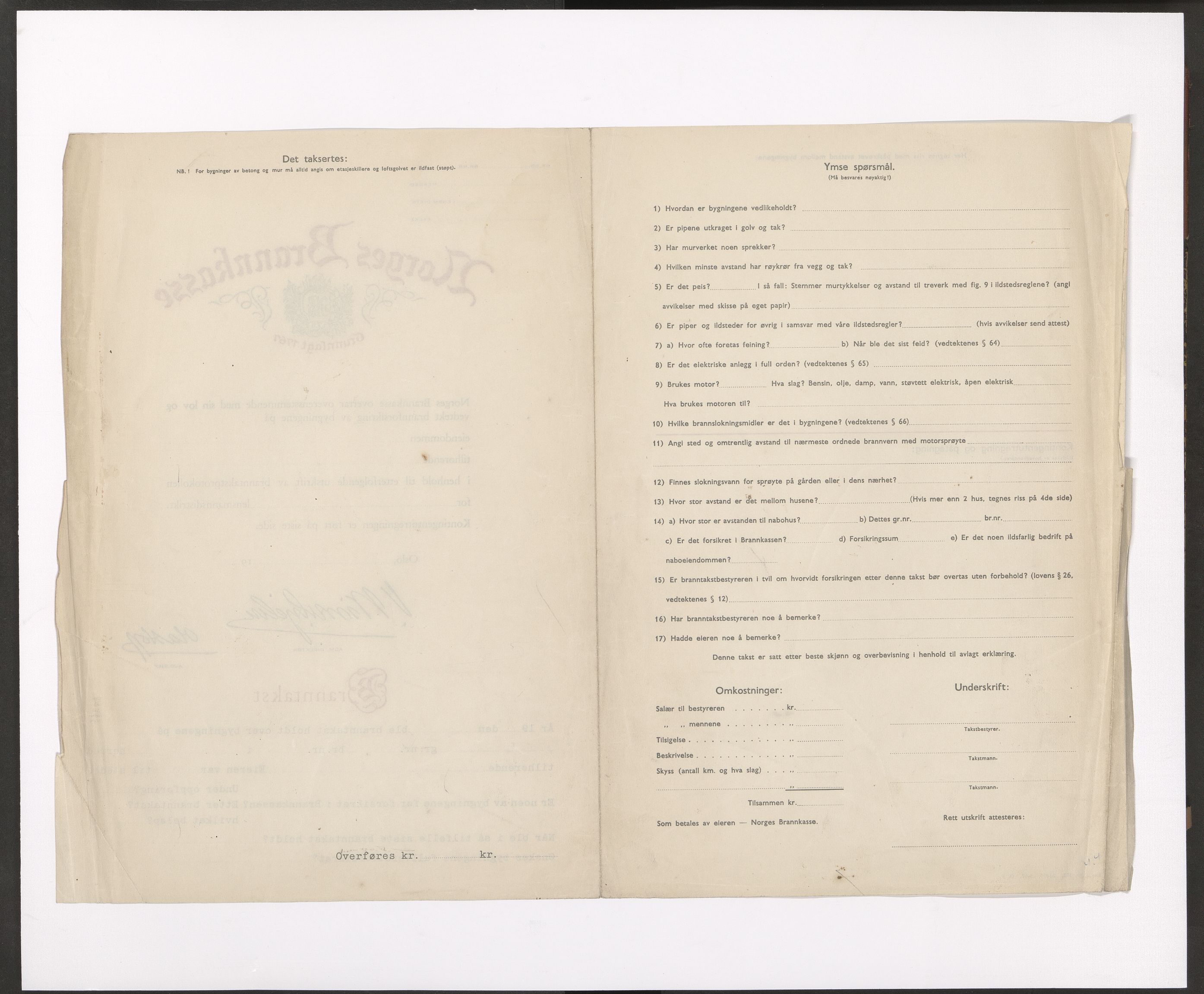Norges brannkasse, branntakster Idd, AV/SAO-A-11365/F/Fb/L0005: Branntakstprotokoll, 1931-1937