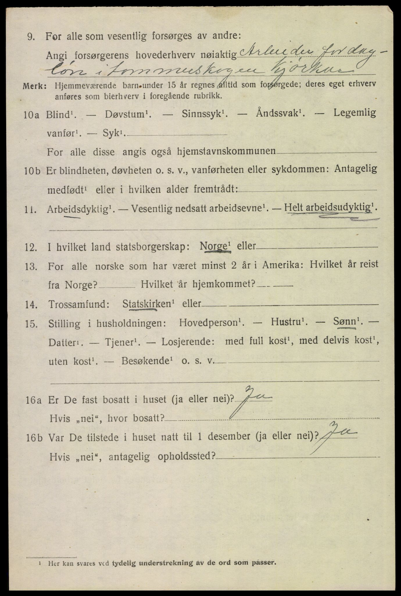 SAH, Folketelling 1920 for 0428 Trysil herred, 1920, s. 13036