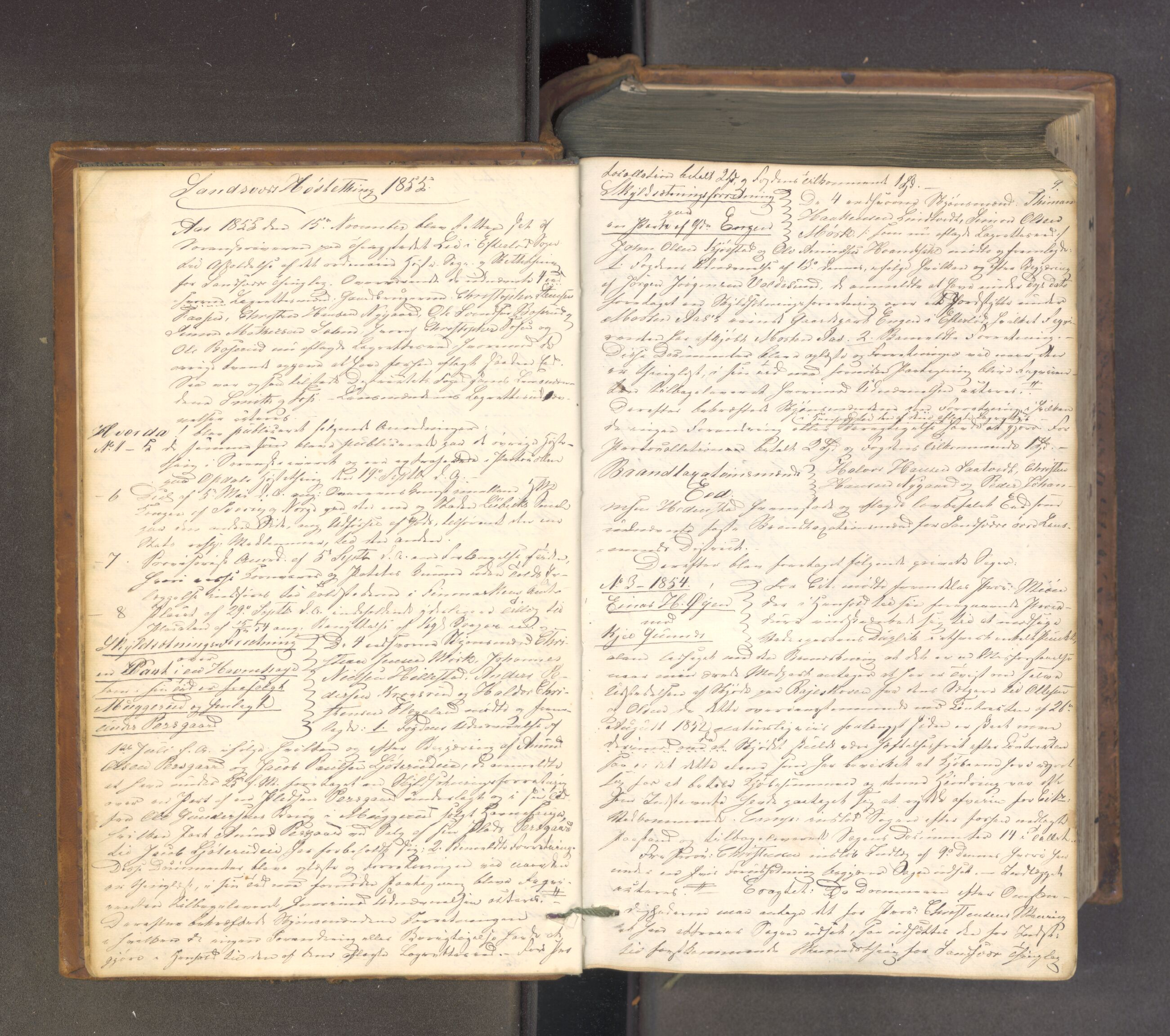 Numedal og Sandsvær sorenskriveri, AV/SAKO-A-128/F/Fa/Faa/L0106: Tingbok, 1855-1861