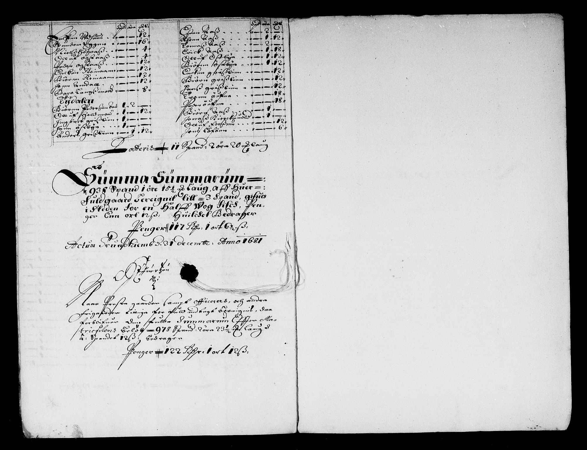 Rentekammeret inntil 1814, Reviderte regnskaper, Stiftamtstueregnskaper, Trondheim stiftamt og Nordland amt, AV/RA-EA-6044/R/Rf/L0063: Trondheim stiftamt, 1681